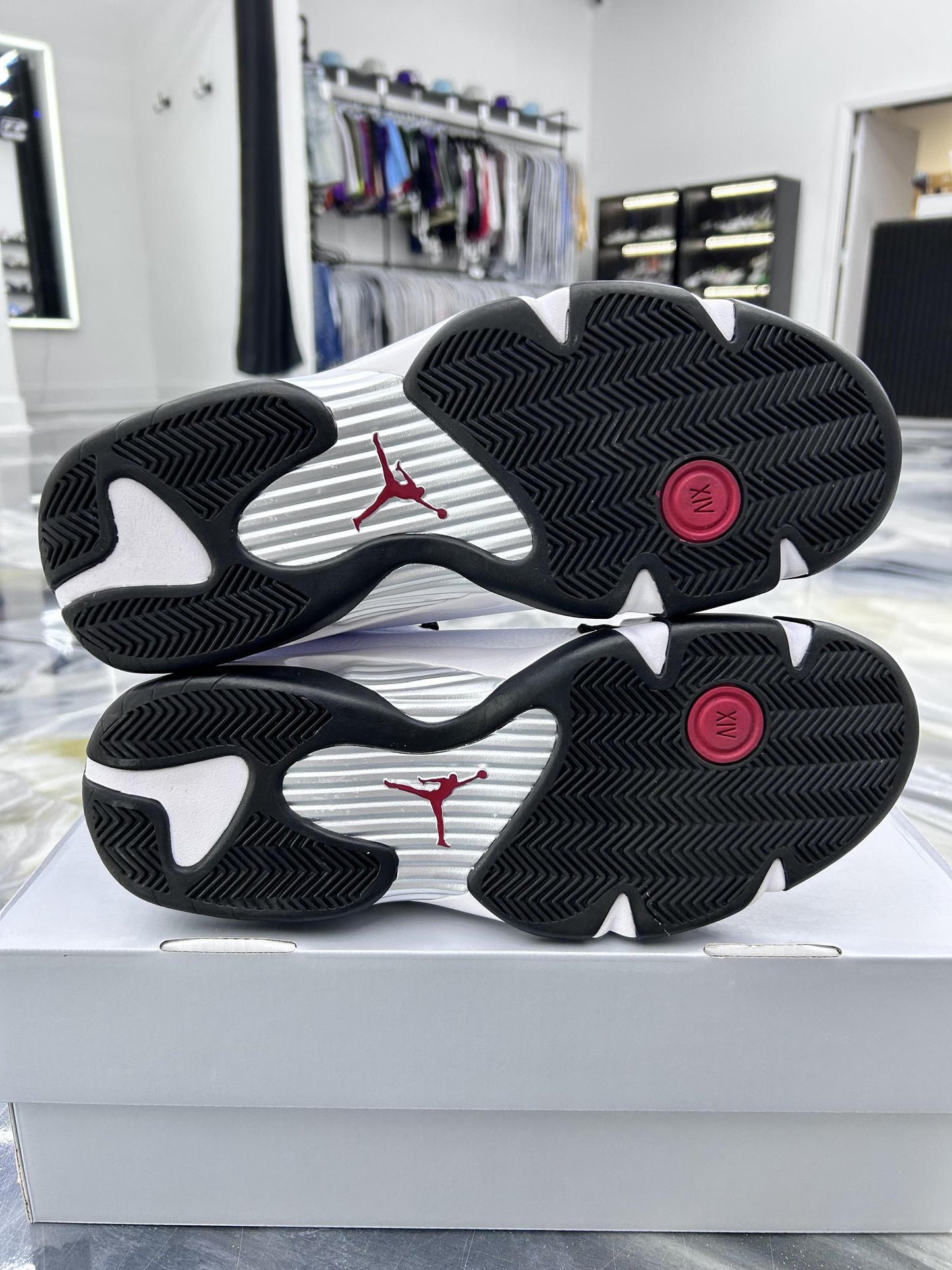 Jordan 14 "Black Toe" Used Size 12