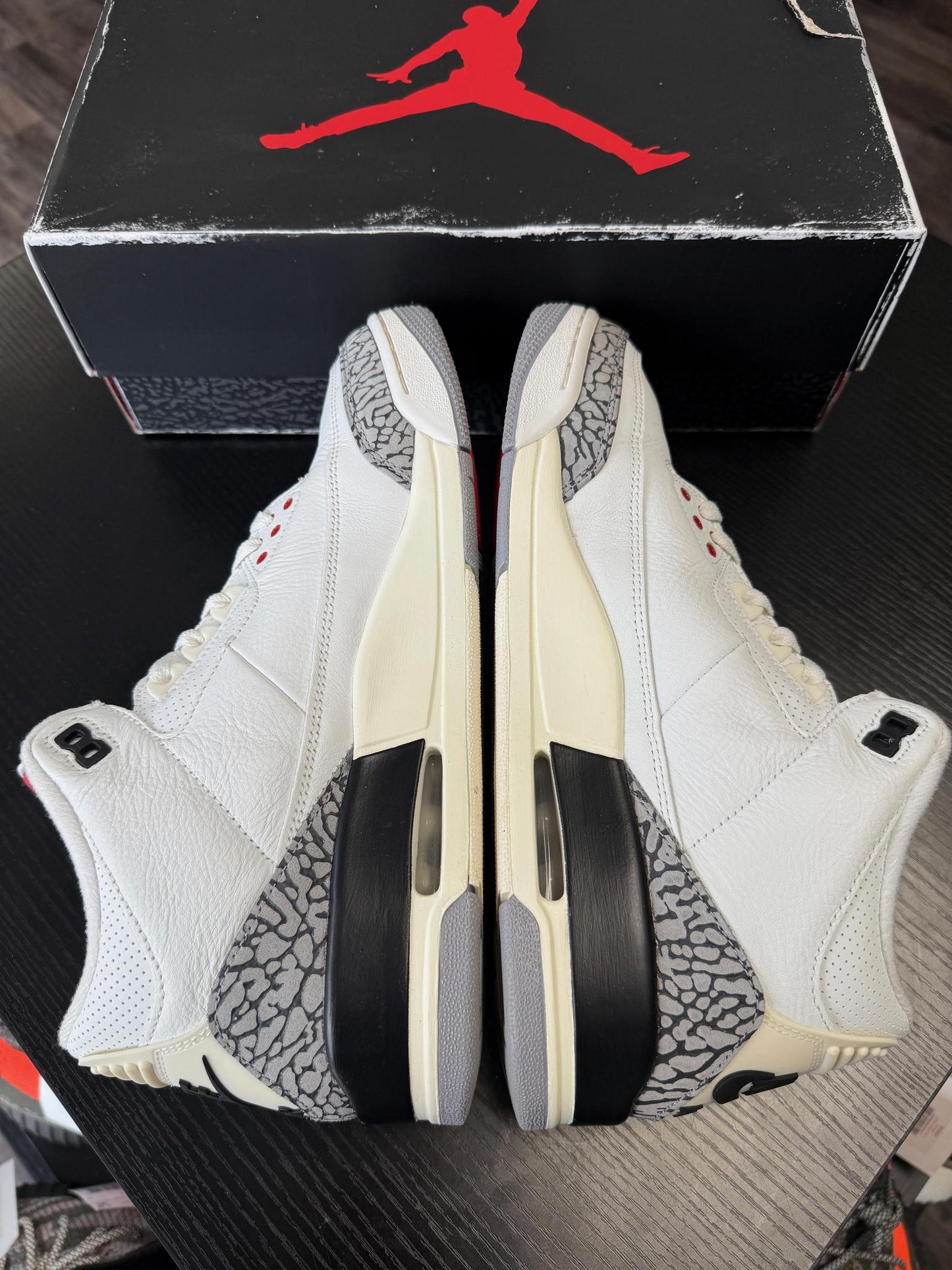 Jordan 3 "White Cement Reimagined" Used Size 10