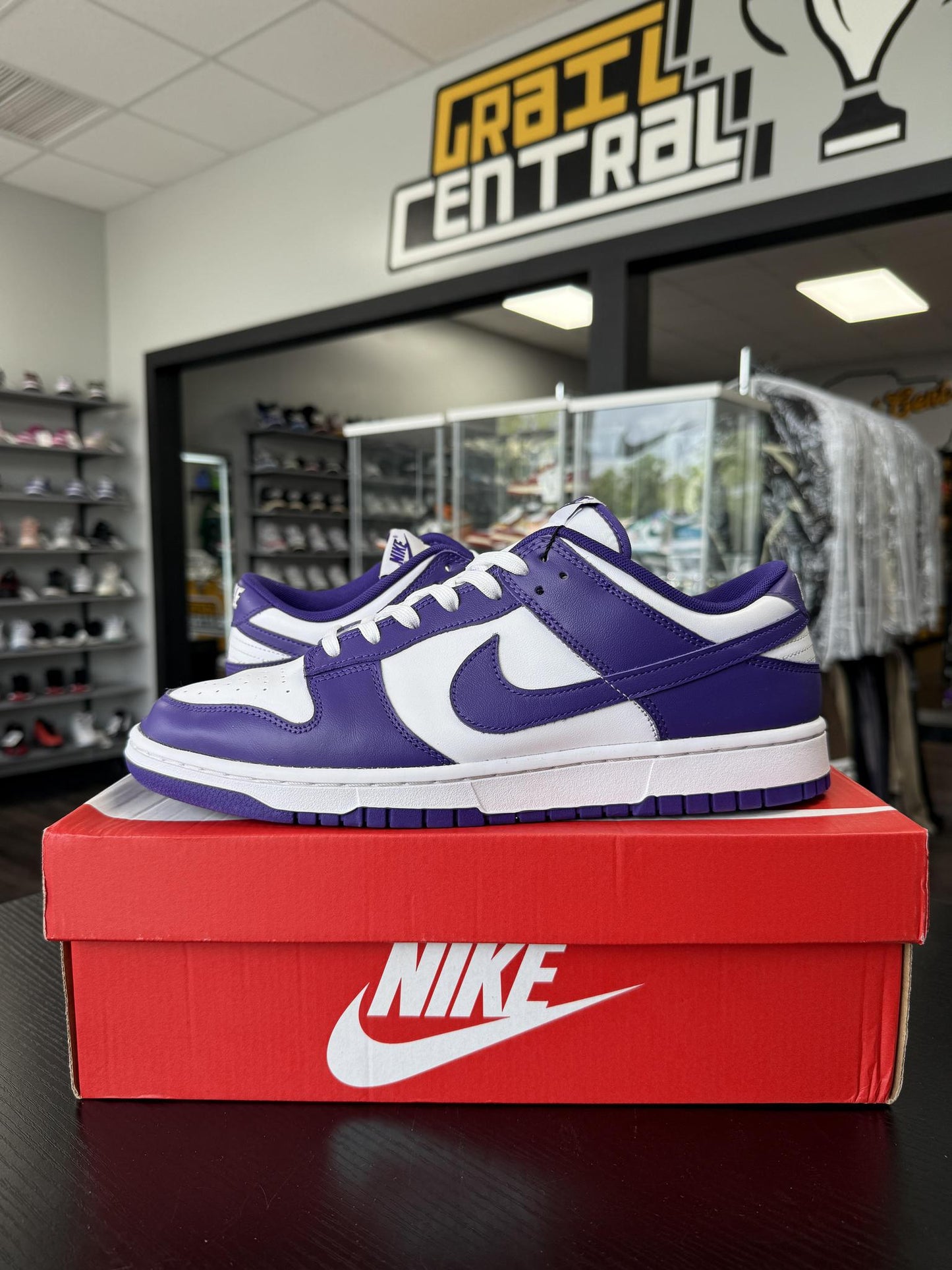 Nike Dunk Low "Court Purple" Used Size 12