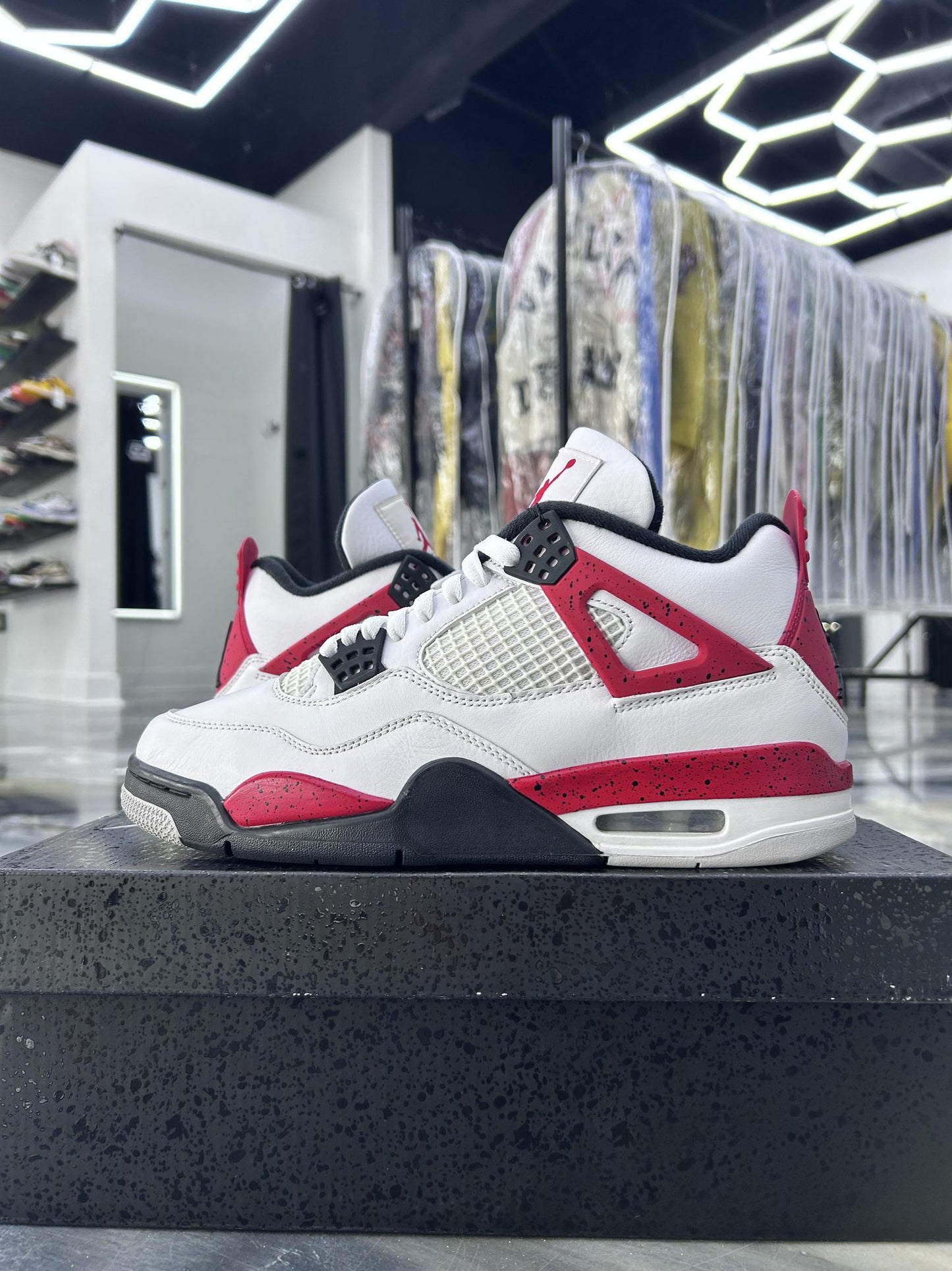 Jordan 4 Red Cement Used Size 9.5
