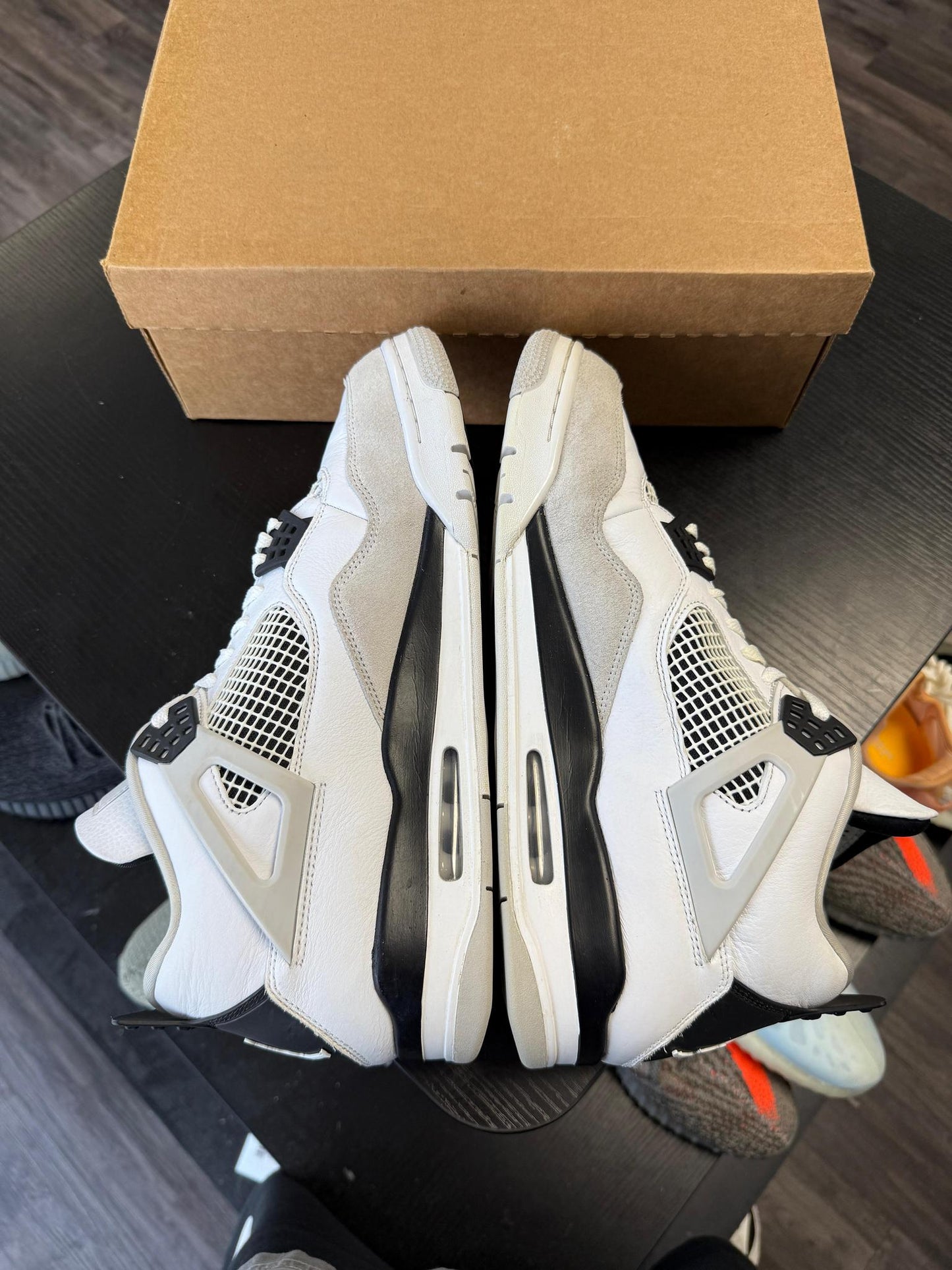 Jordan 4 "Military Black" Used Size 13