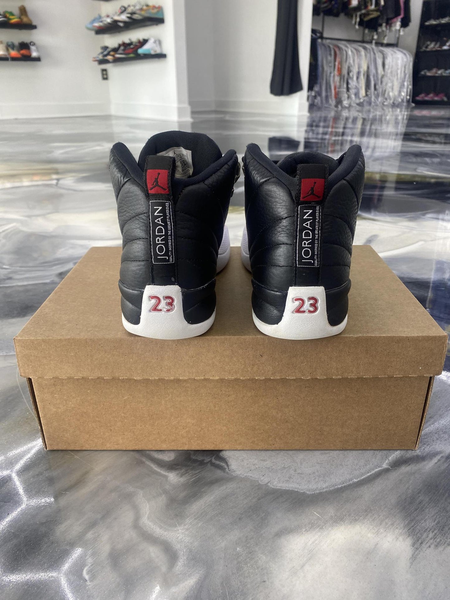 Jordan 12 "Playoff" Used Size 7Y/8.5W