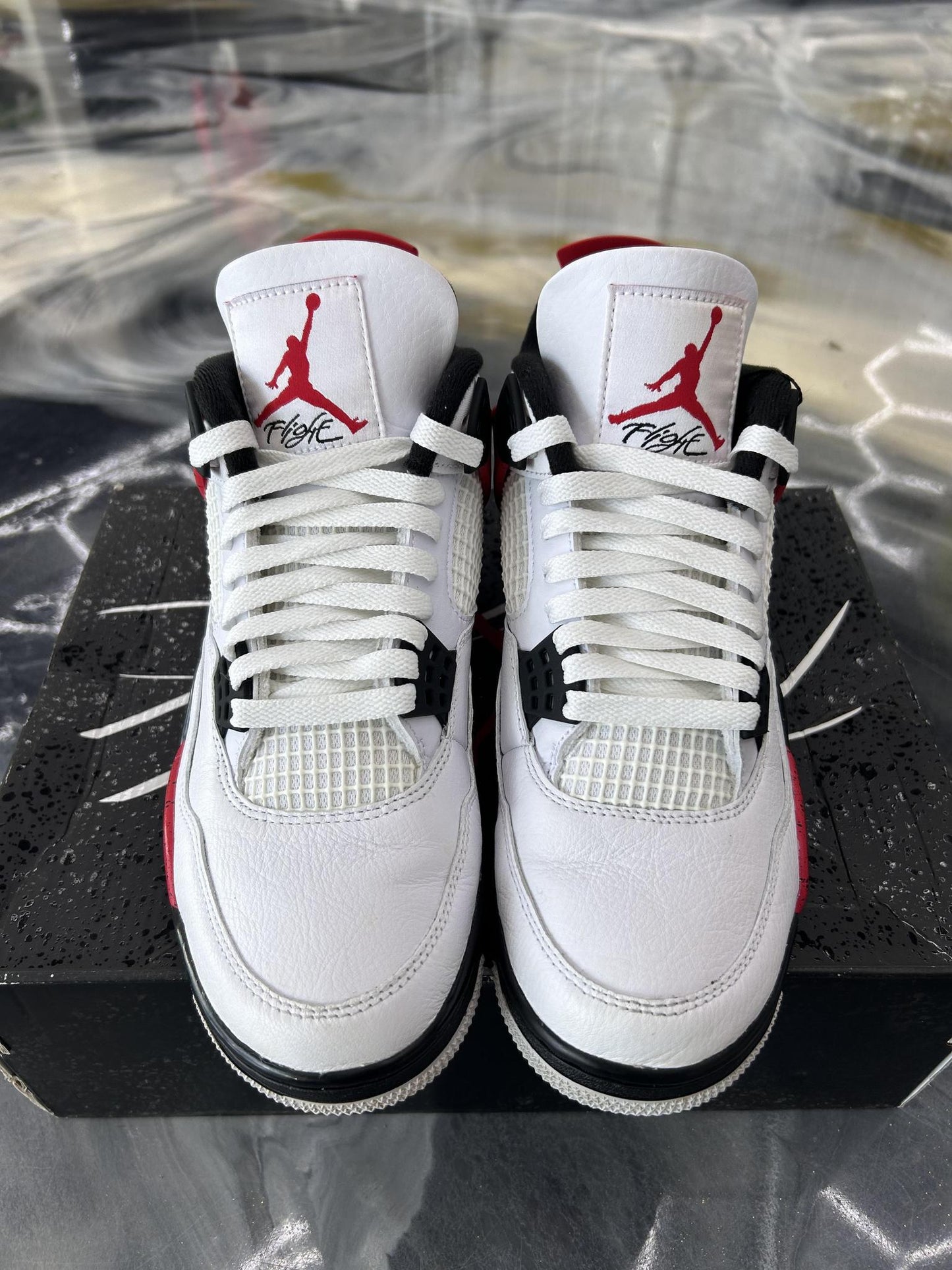Jordan 4 "Red Cement" Used Size 8