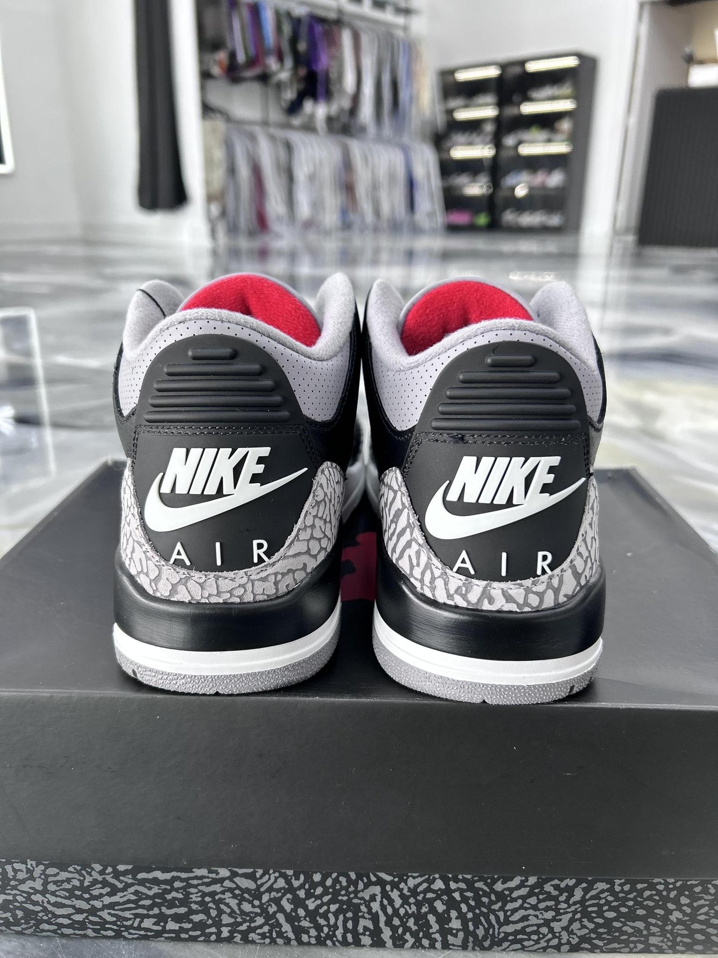 Jordan 3 "Black Cement" Used Size 9.5