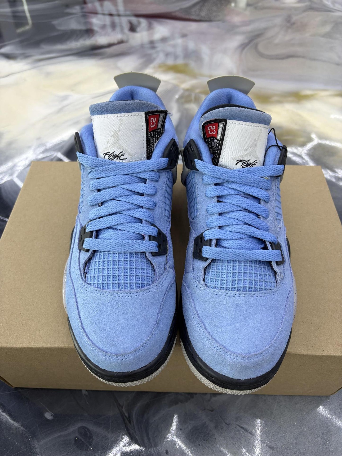 Jordan 4 "University Blue" Used Size 5Y/6.5W