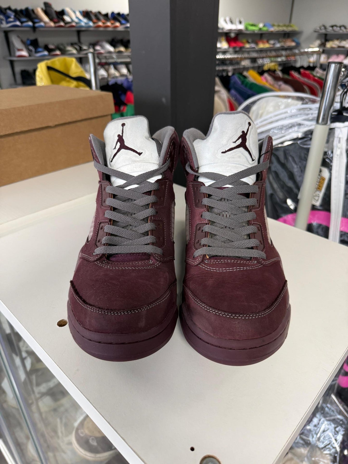 Jordan 5 "Burgundy" Used Size 9.5