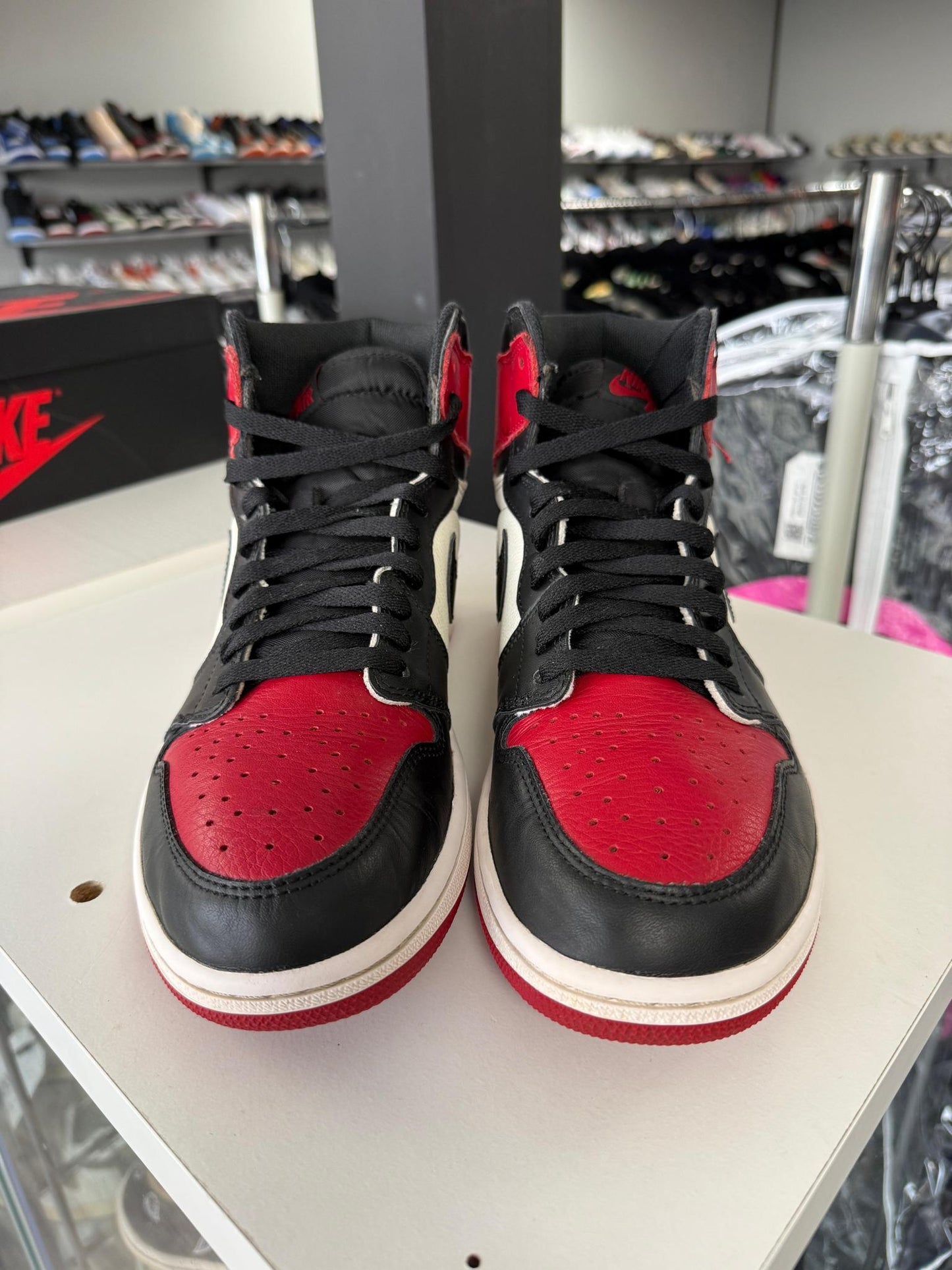 Jordan 1 "Bred Toe" Used Size 10