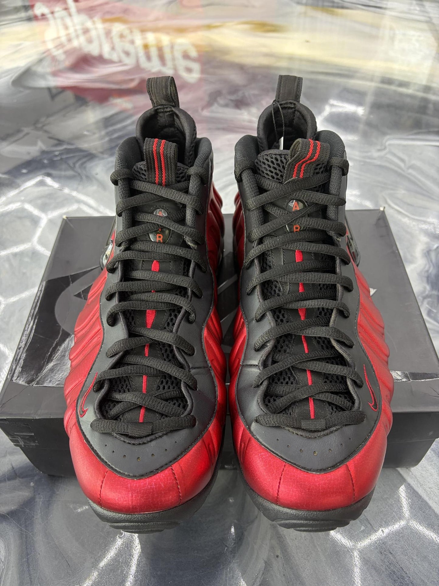 Nike Foamposite Pro "Gym Red" Used Size 13