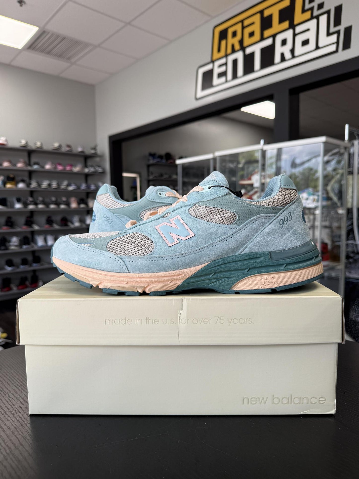 New Balance 993 x JFG "Arctic Blue" Used Size 13