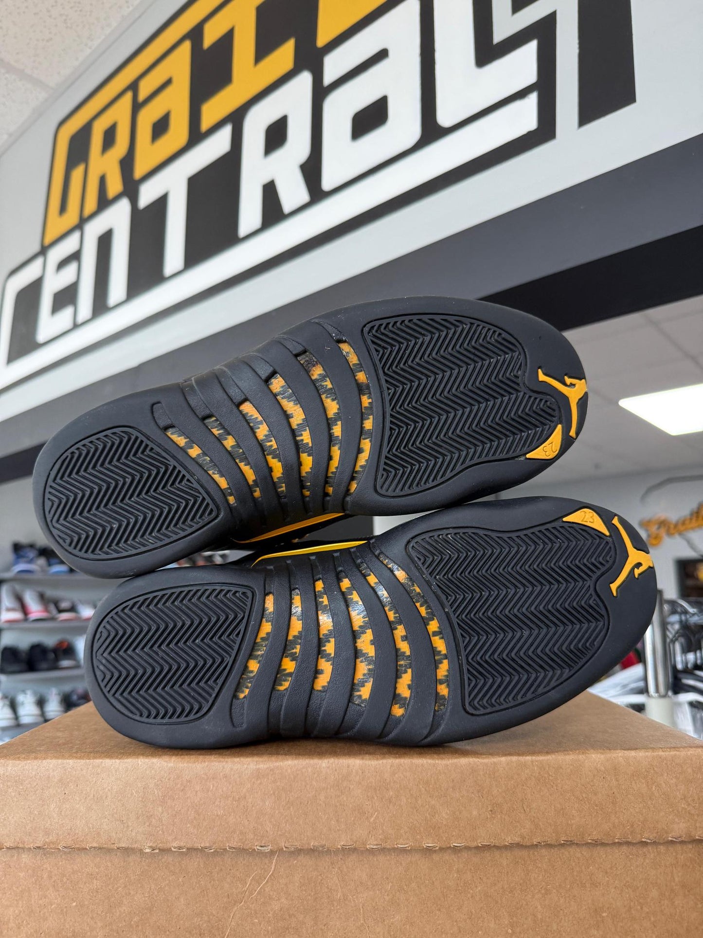 Jordan 12 "Taxi Flip" Used Size 9.5