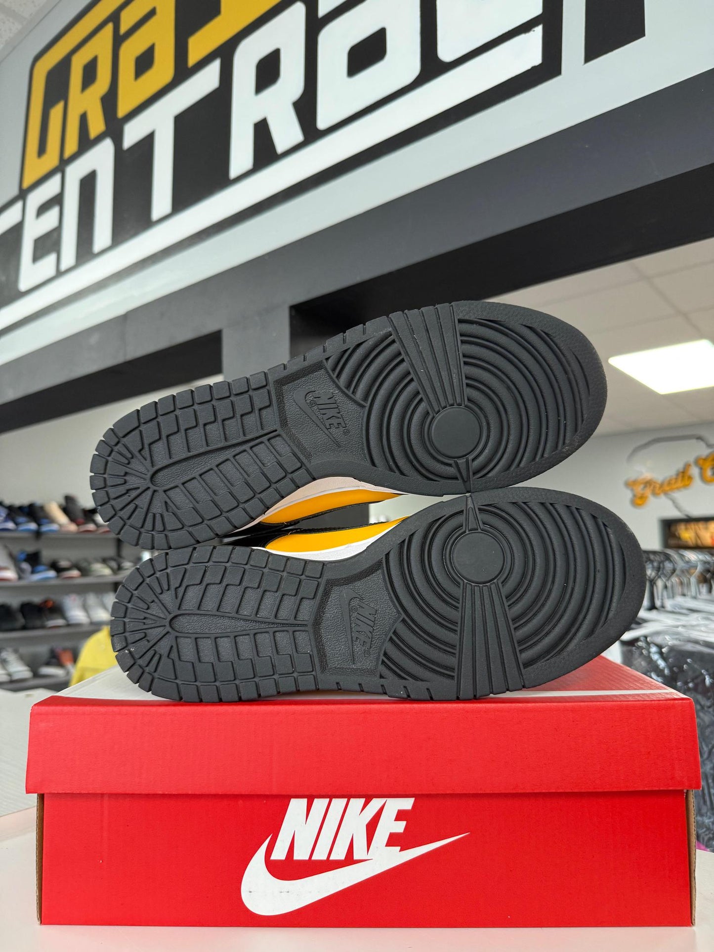 Nike Dunk Low "Reverse Goldenrod" Used Size 9