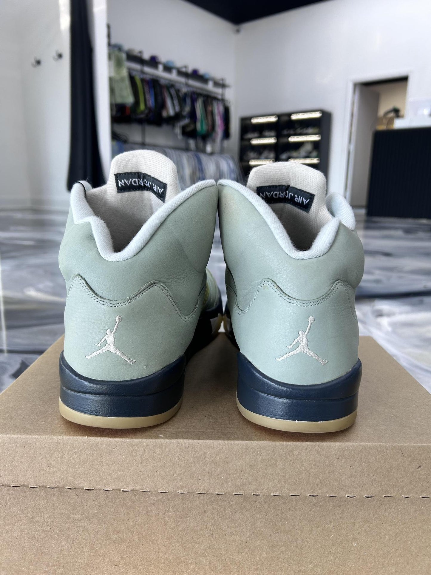 Jordan 5 "Jade Horizon" Used Size 14