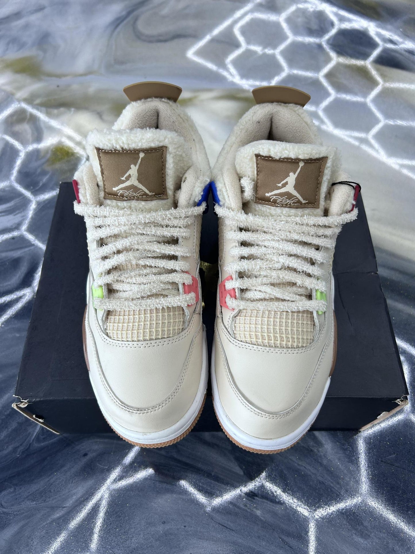 Jordan 4 "Where The Wild Things" Used Size 6.5Y/8W