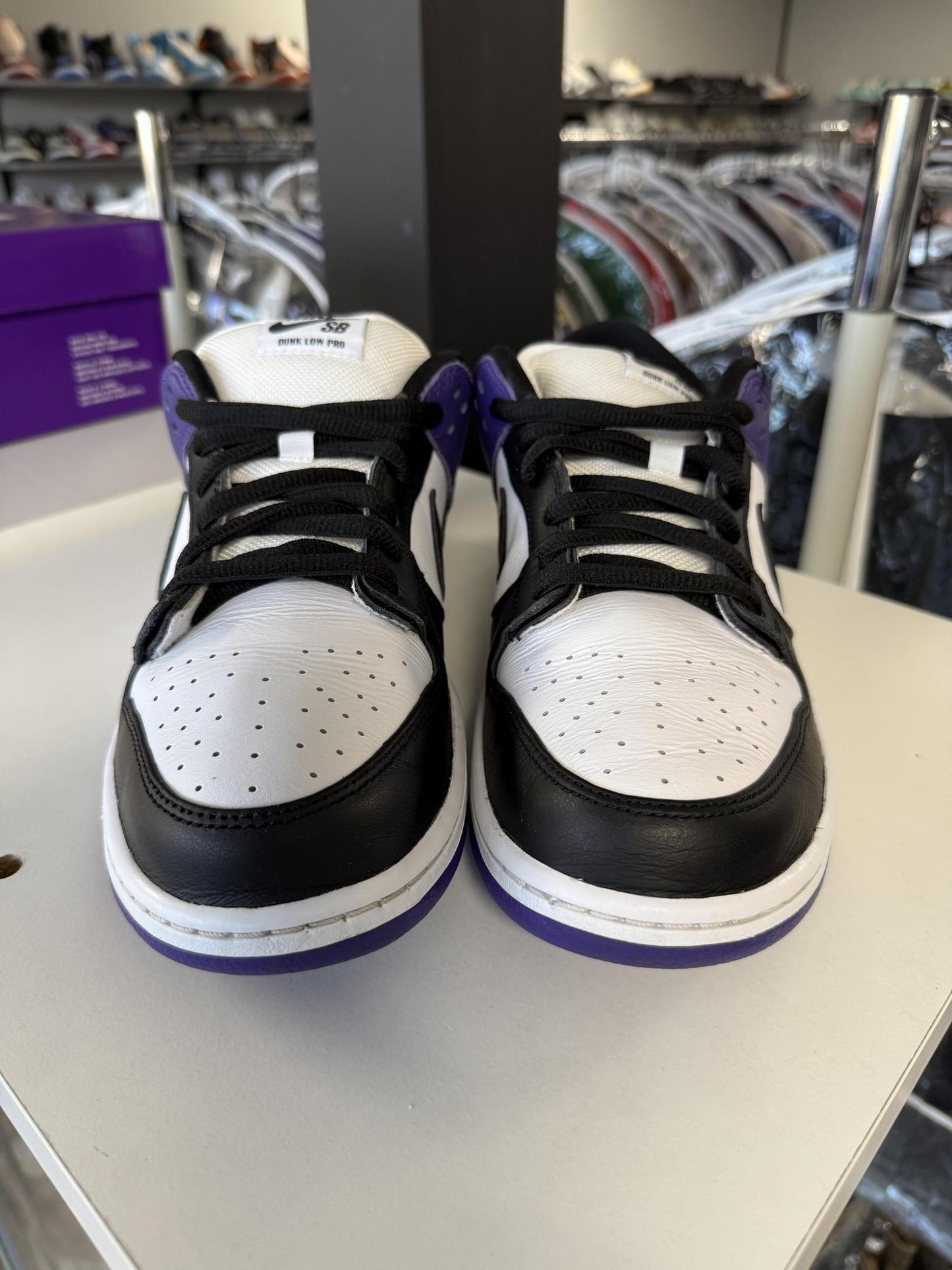 Nike SB Dunk Low Court Purple Used Size 11