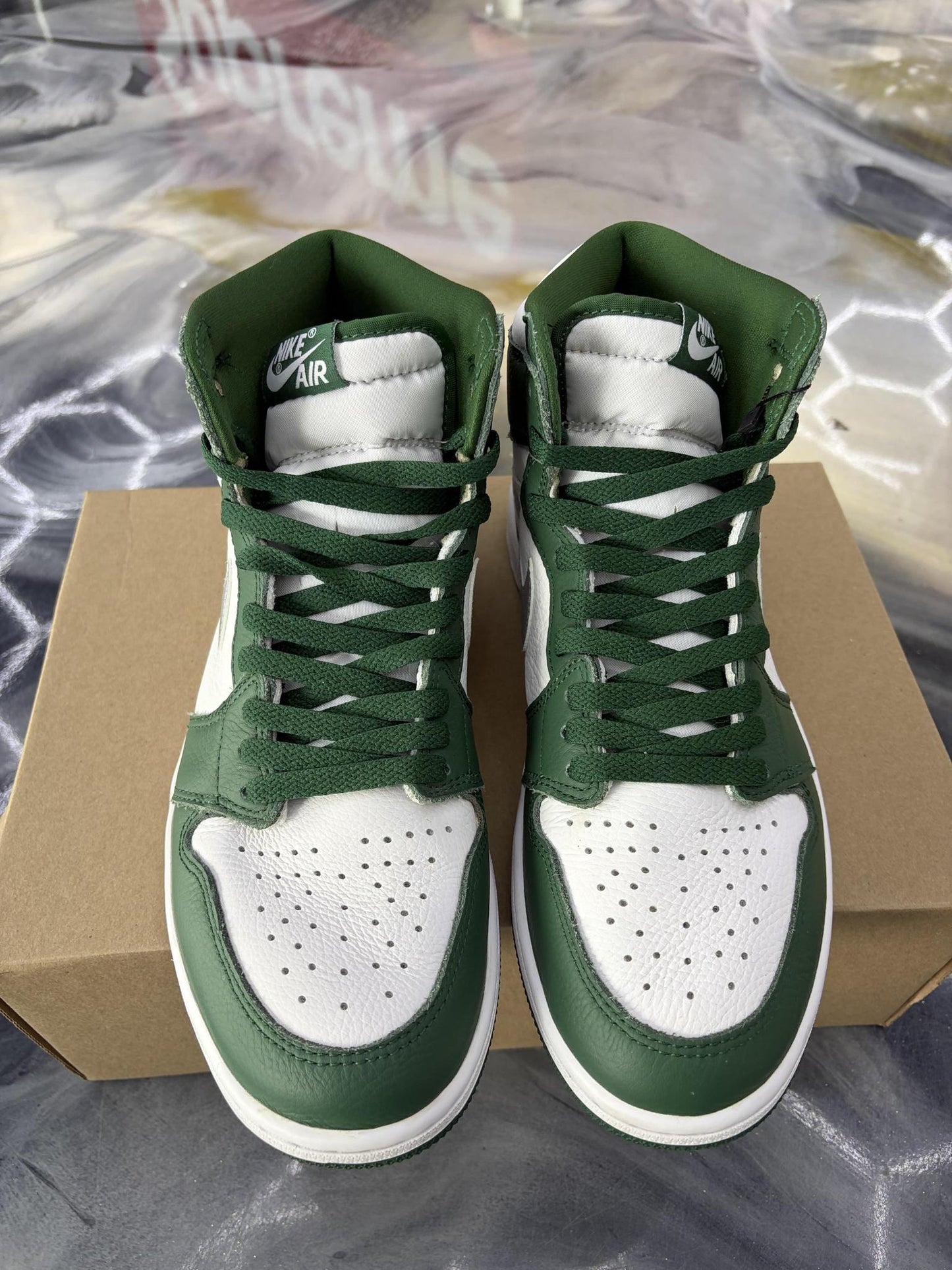 Jordan 1 Retro High OG "Gorge Green" Size 9.5