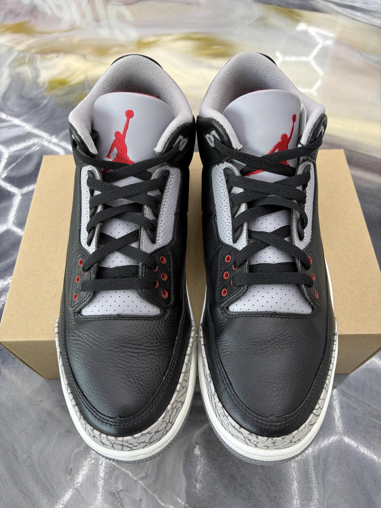 Jordan 3 "Black Cement" Used Size 13