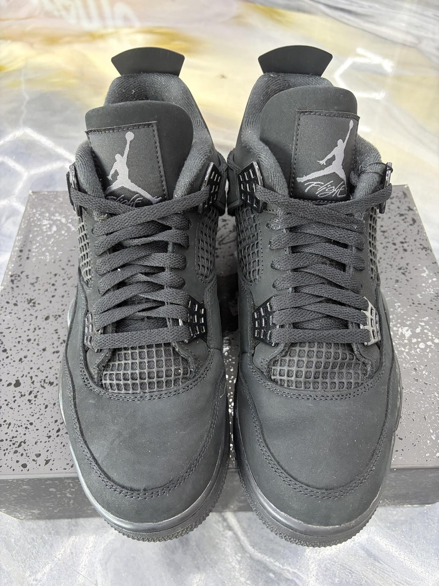 Jordan 4 "Black Cat" Used Size 9.5