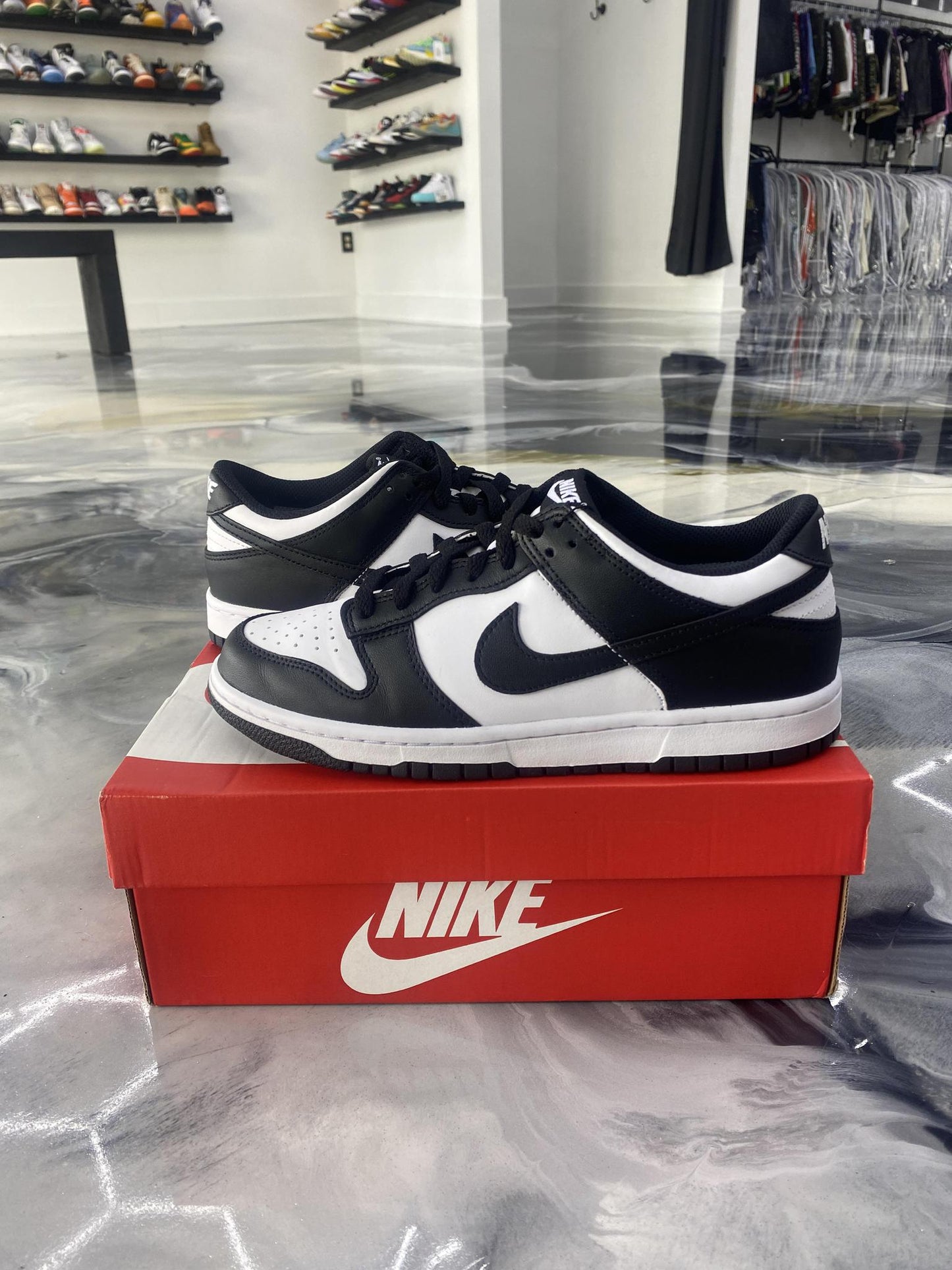 Nike Dunk Low "Panda" Used Size 7Y/8.5W