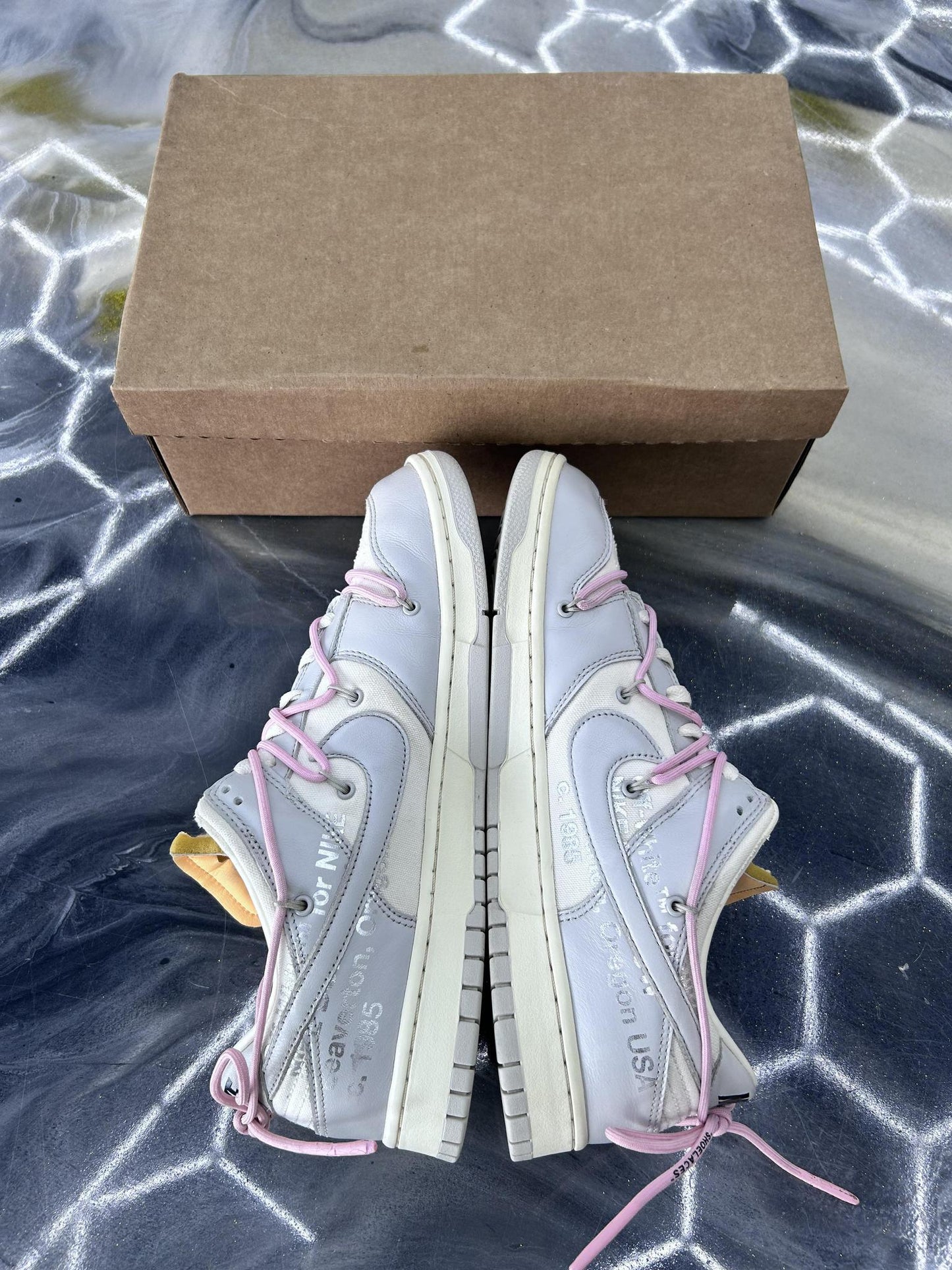 Nike x Off White Dunk Low "Lot 9" Used Size 13