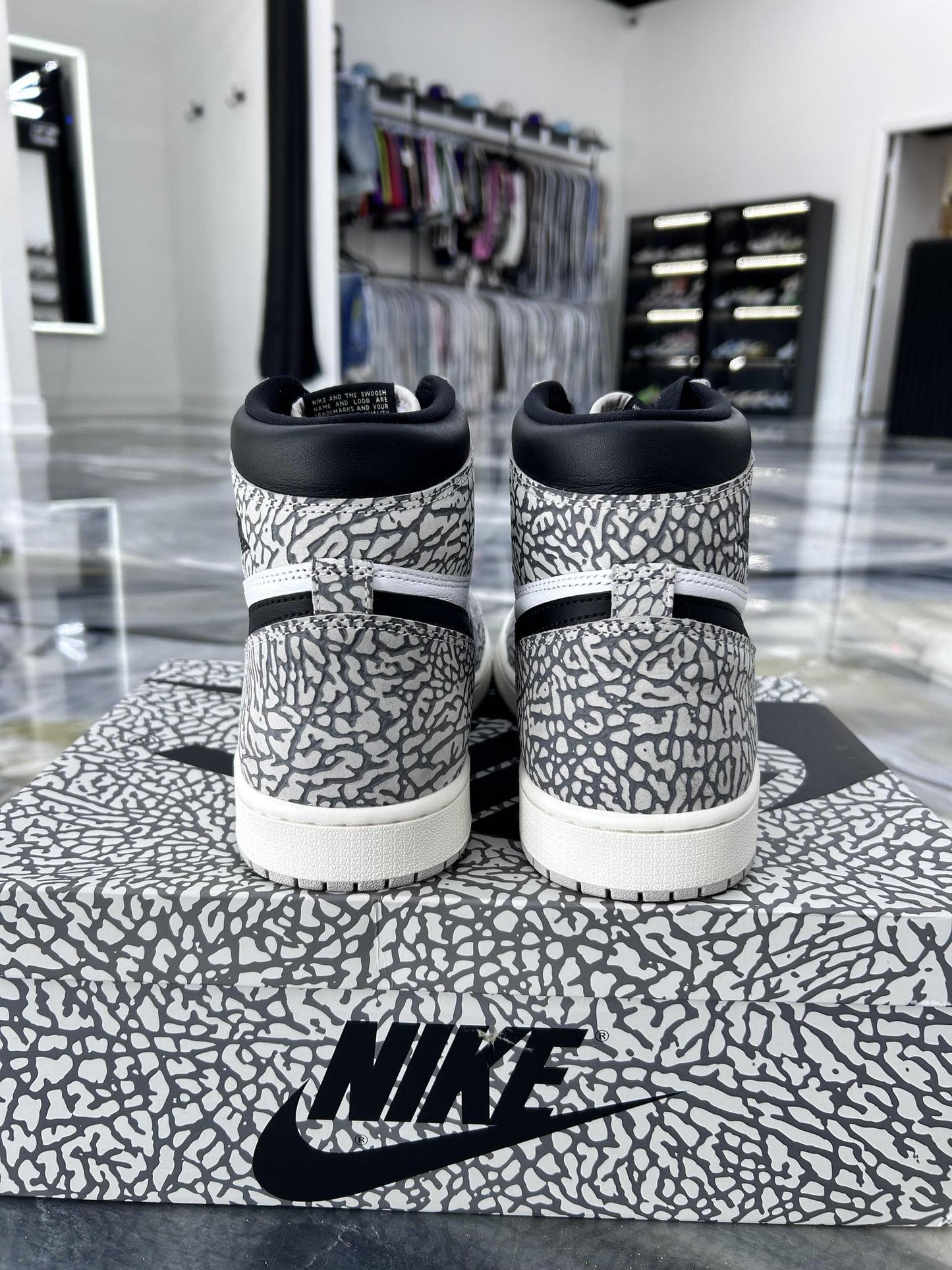 Jordan 1 "White Cement" Used Size 12