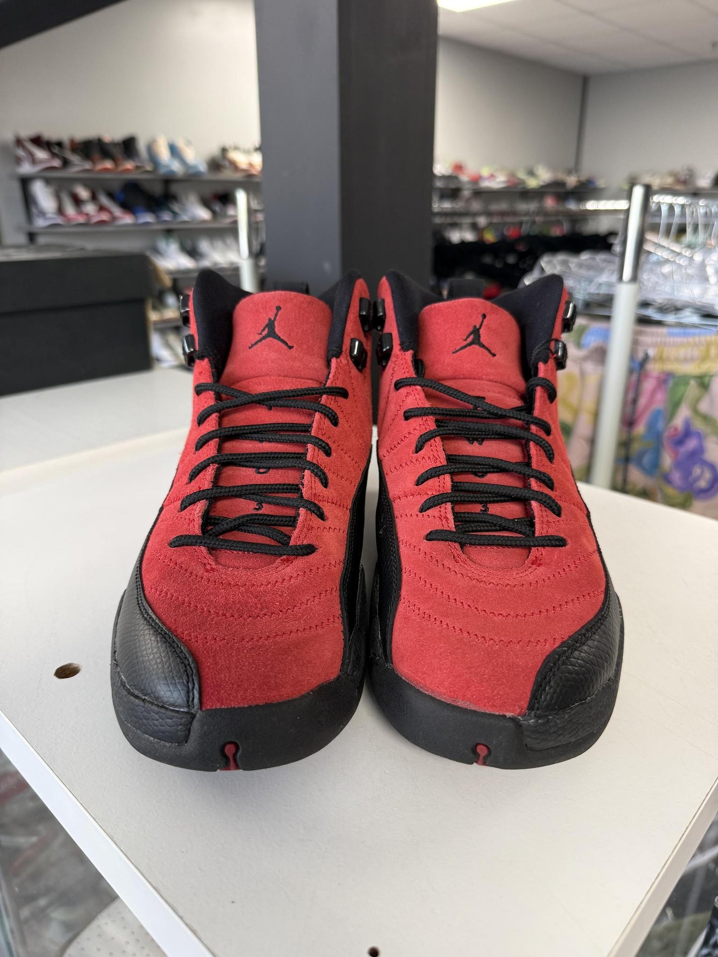 Jordan 12 "Reverse Flu Game" Used Size 7Y/8.5W