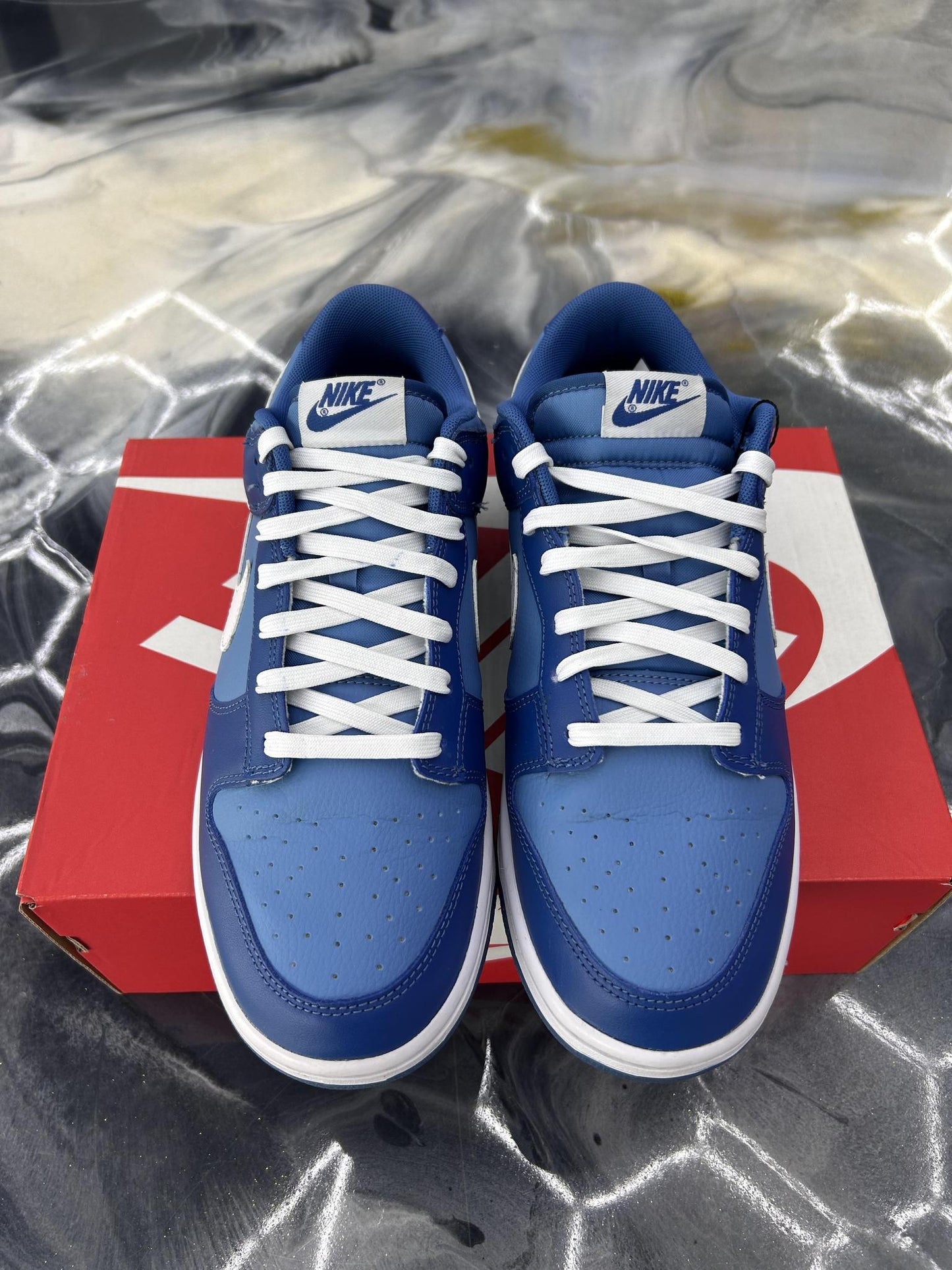 Nike Dunk Low "Marina Blue" Used Size 10
