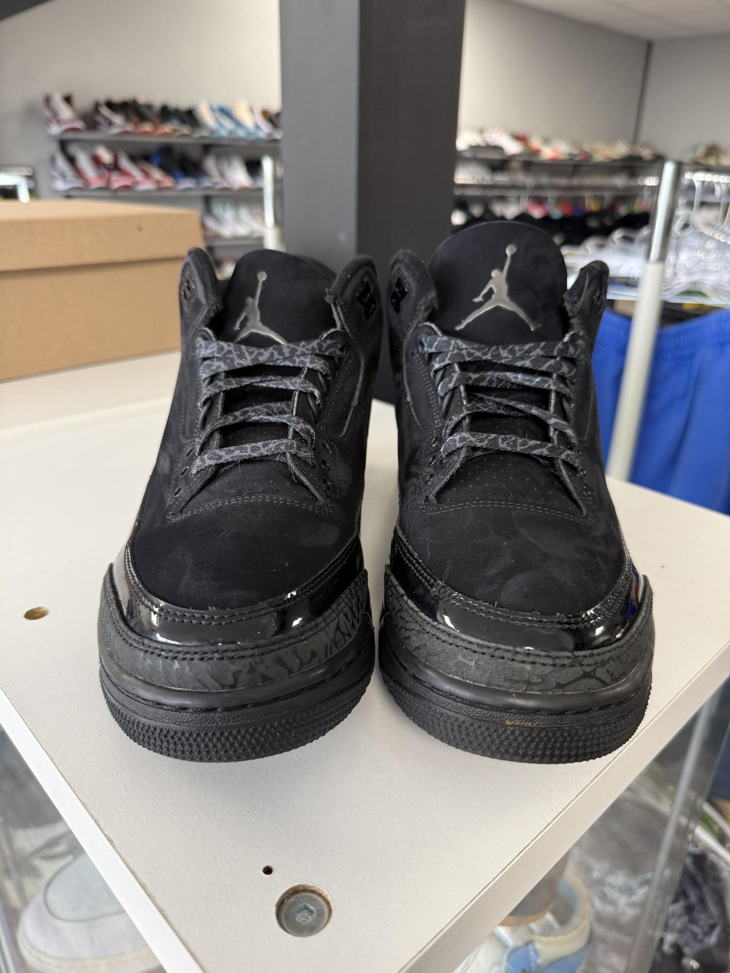 Jordan 3 "Black Cat" Used Size 10