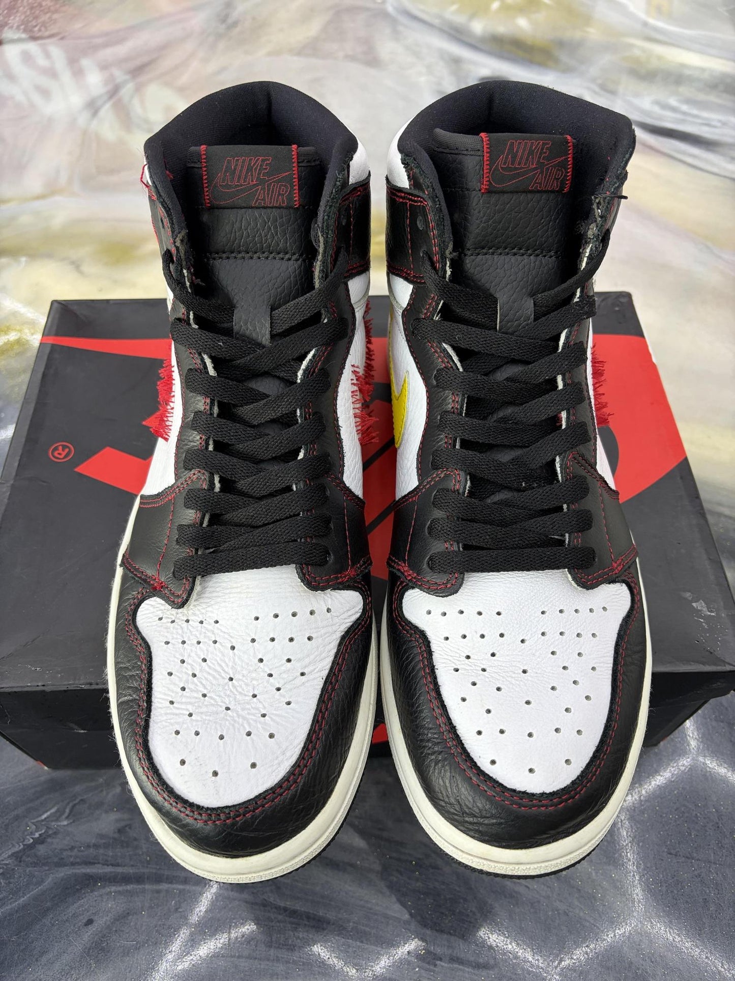Jordan 1 High "Defiant White" Used Size 12