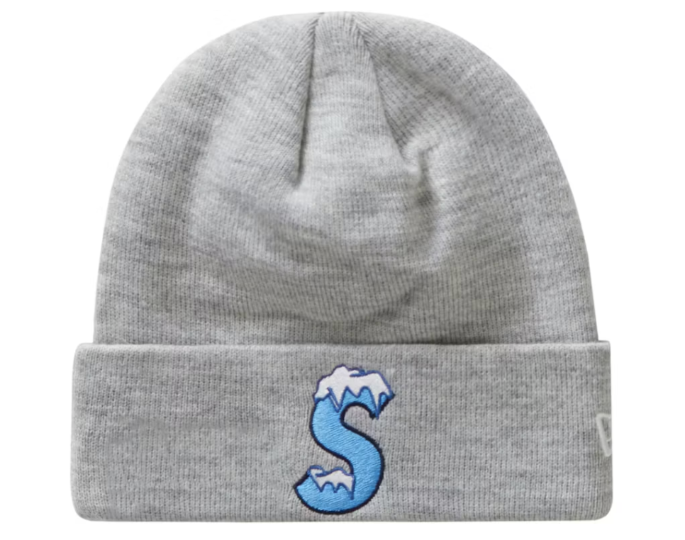 Supreme New Era S Logo Beanie "Grey"