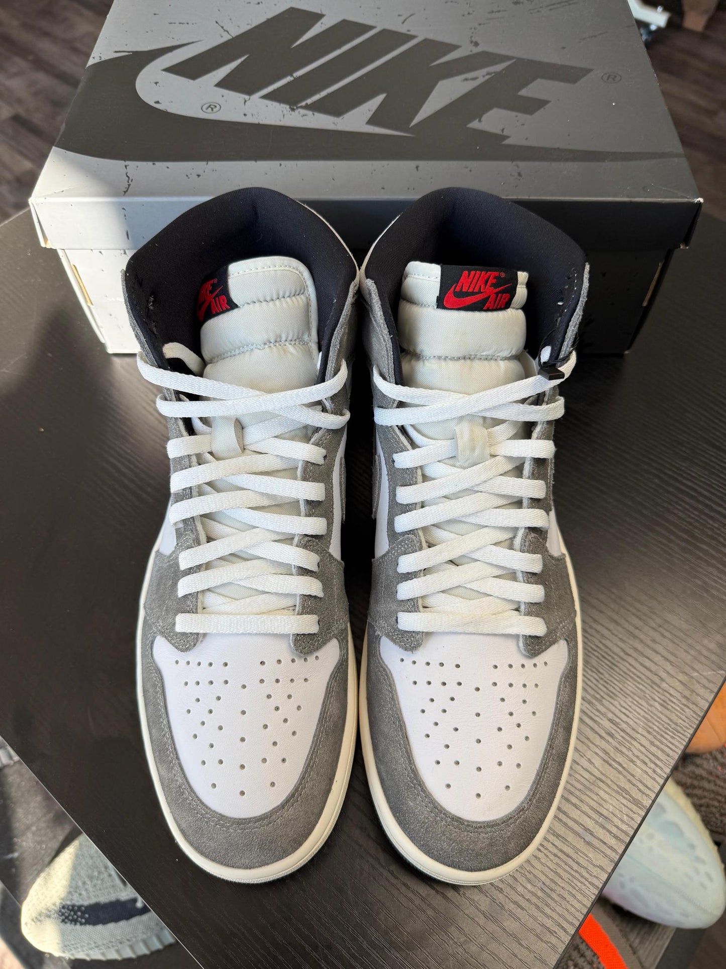 Jordan 1 "Washed Black" Used Size 12