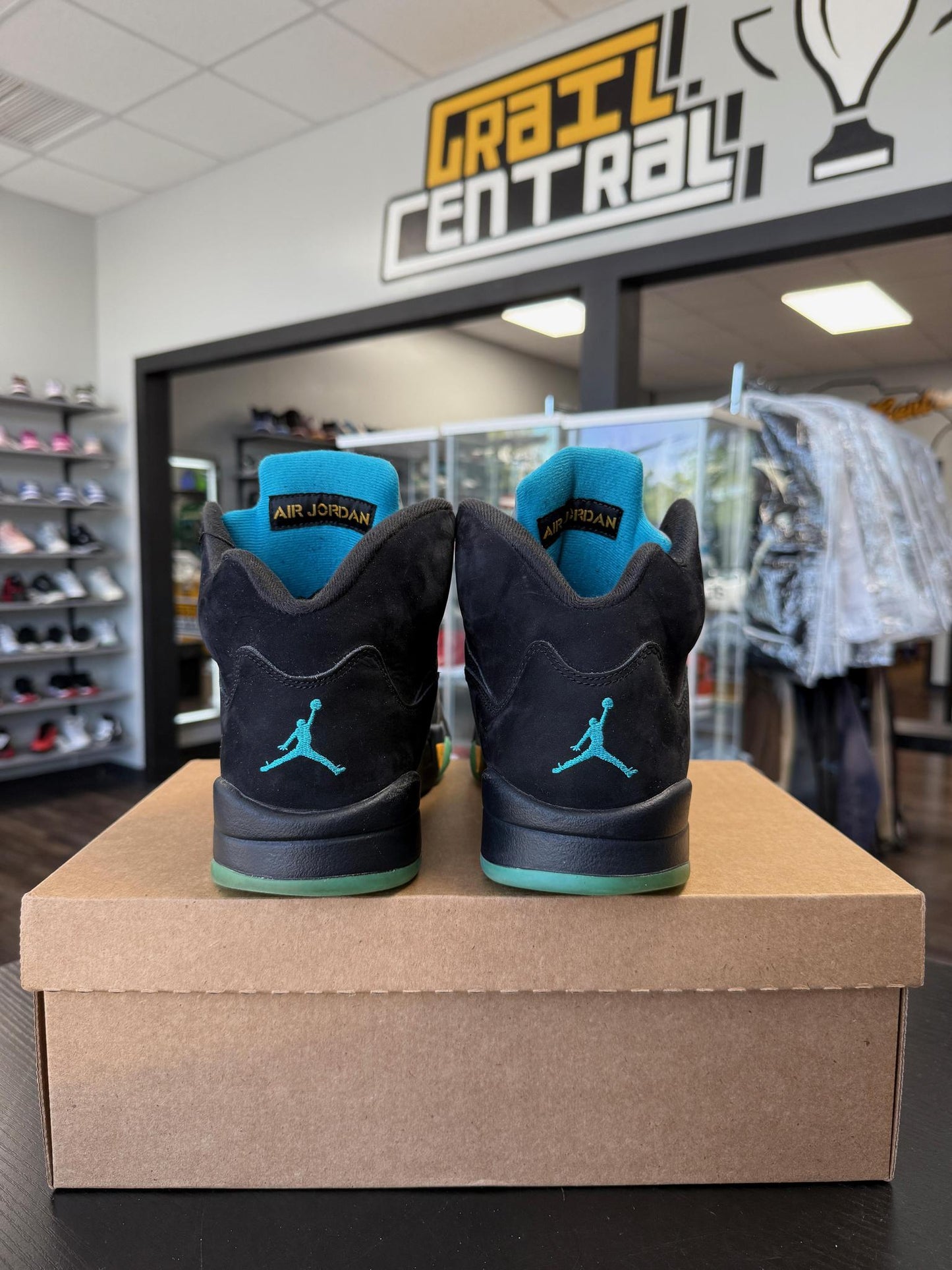 Jordan 5 "Aqua" Used Size 10.5