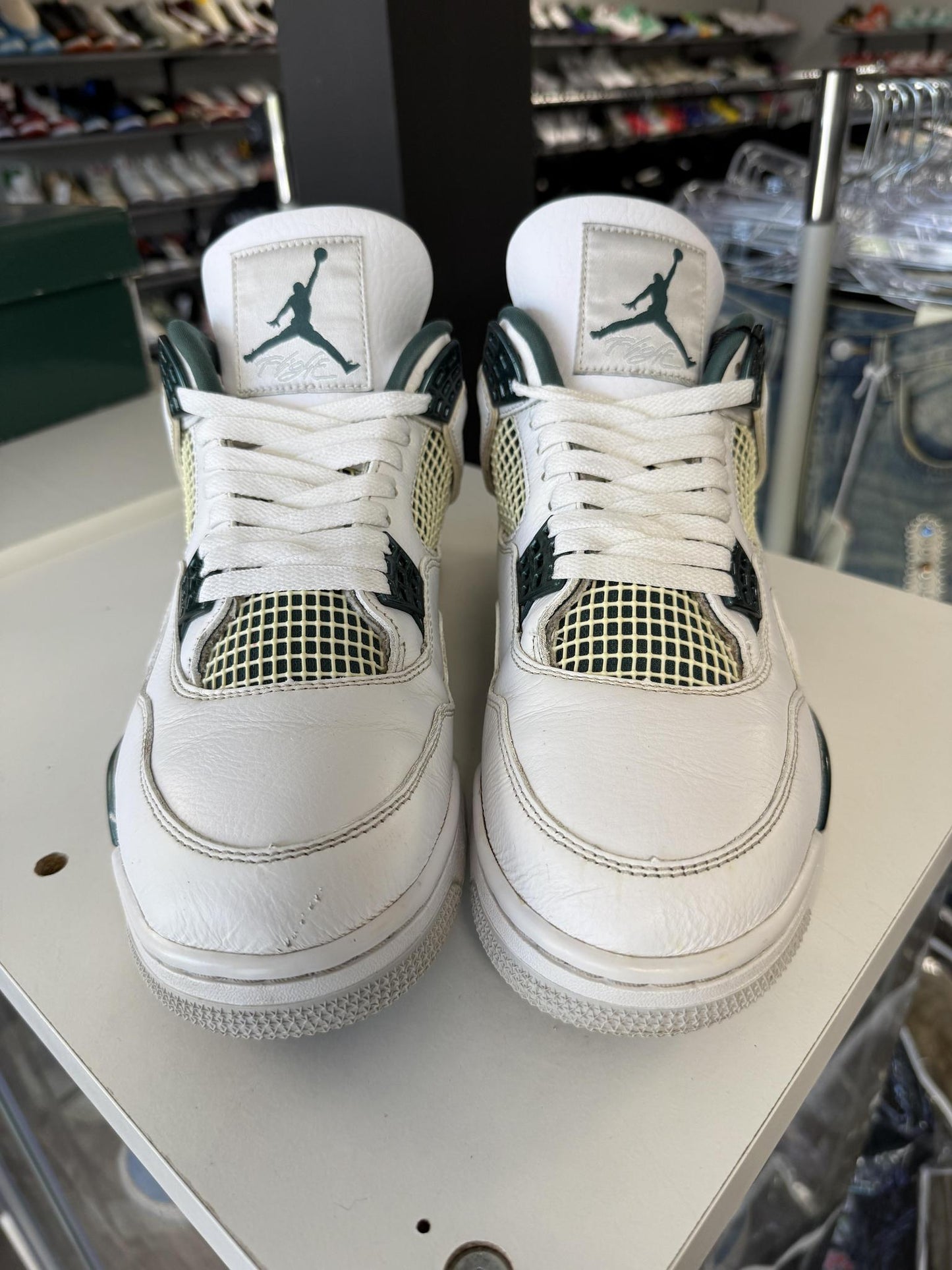 Jordan 4 "Oxidized Green" Used Size 11