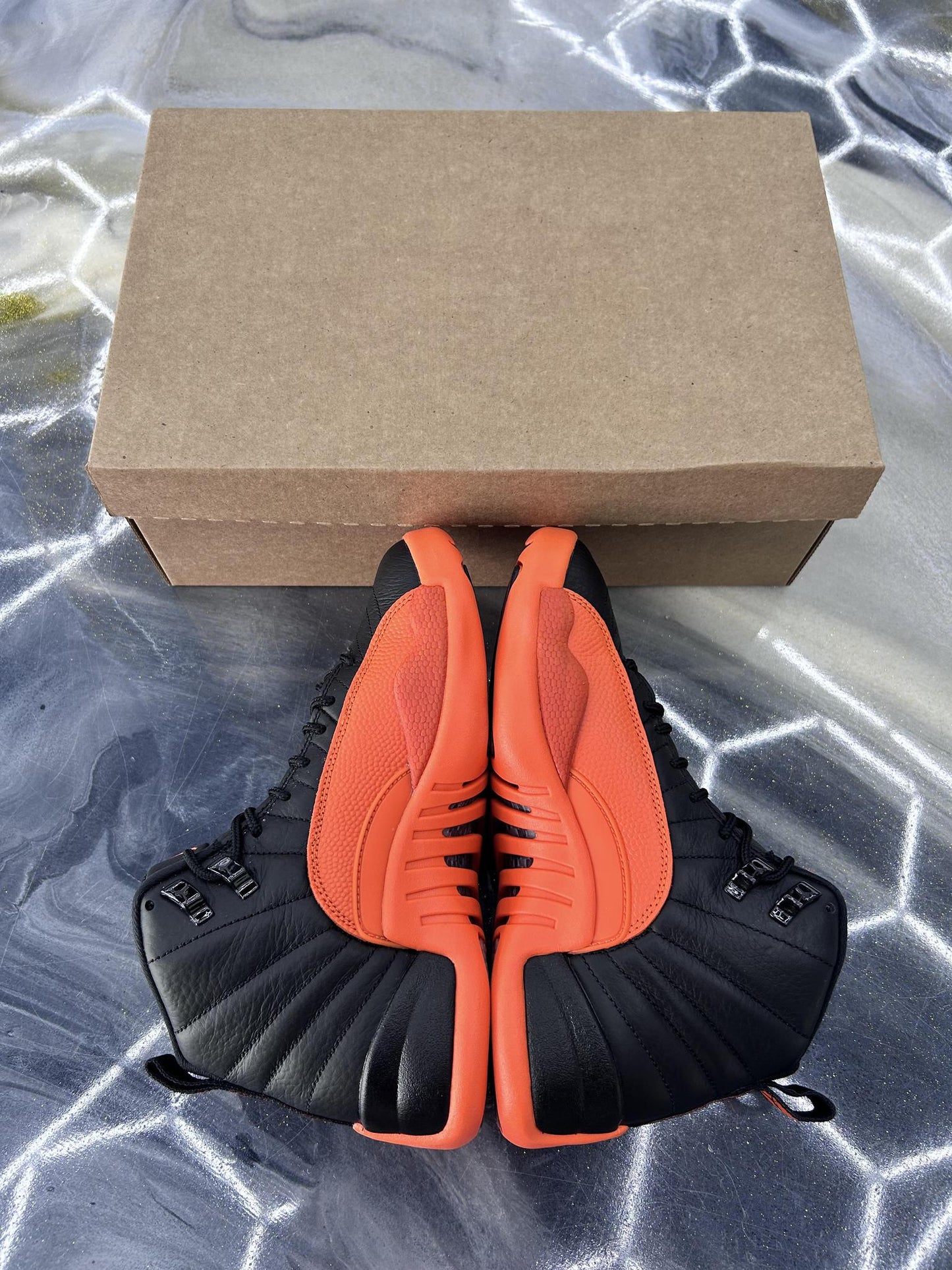 Jordan 12 "Brilliant Orange" Used Size 6Y/7.5W