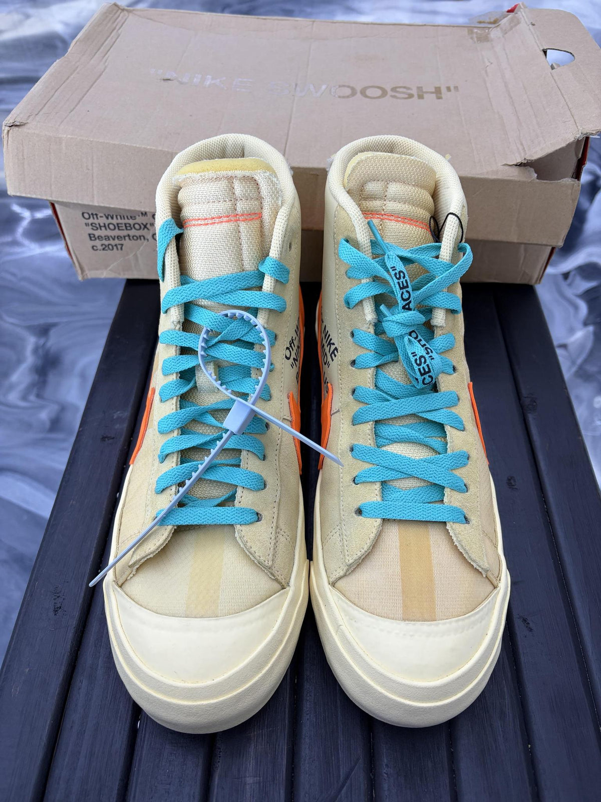 Nike Blazer Mid x Off White "All Hallow's Eve" Used Size 11