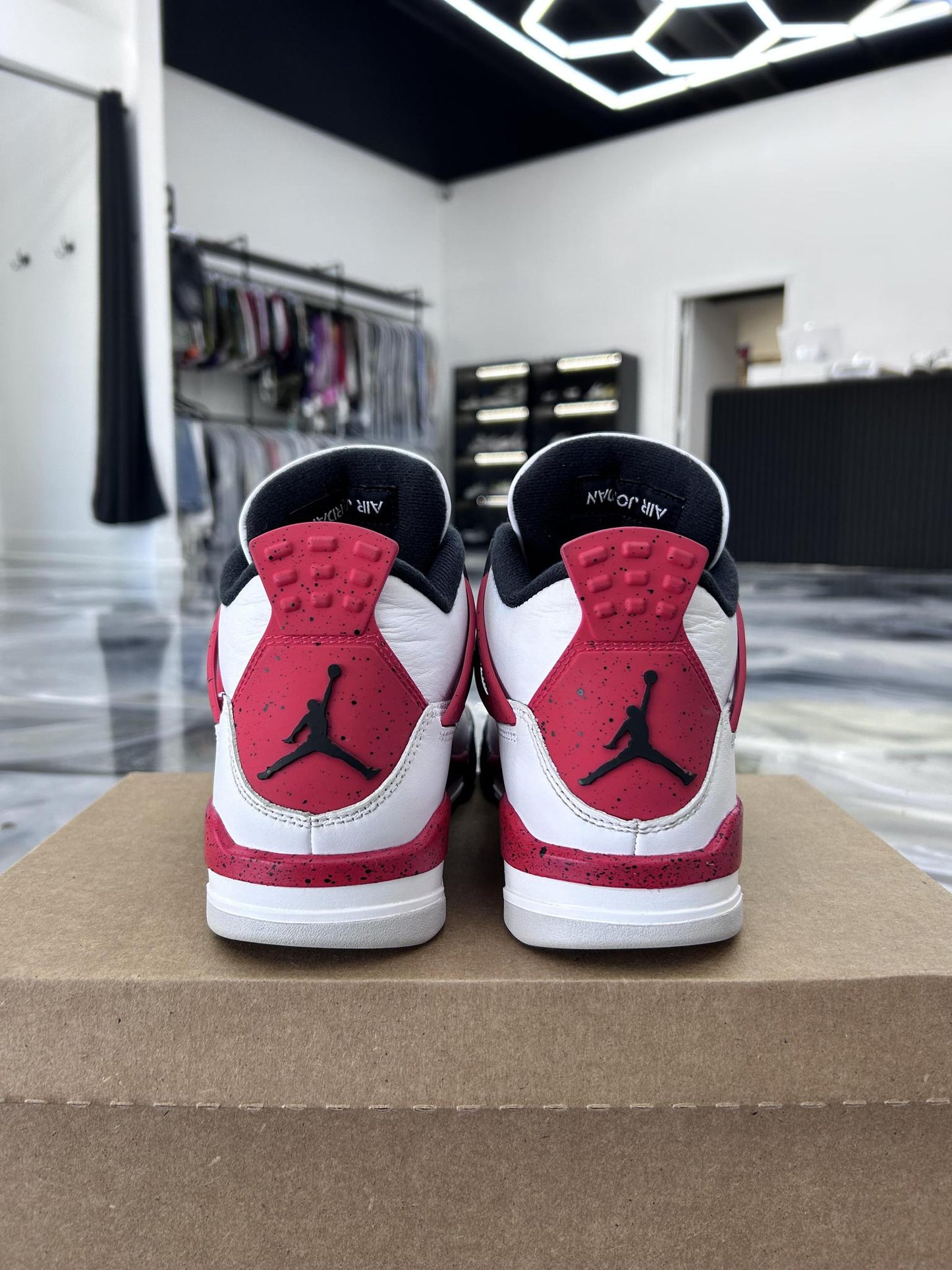 Jordan 4 "Red Cement" Used Size 7.5