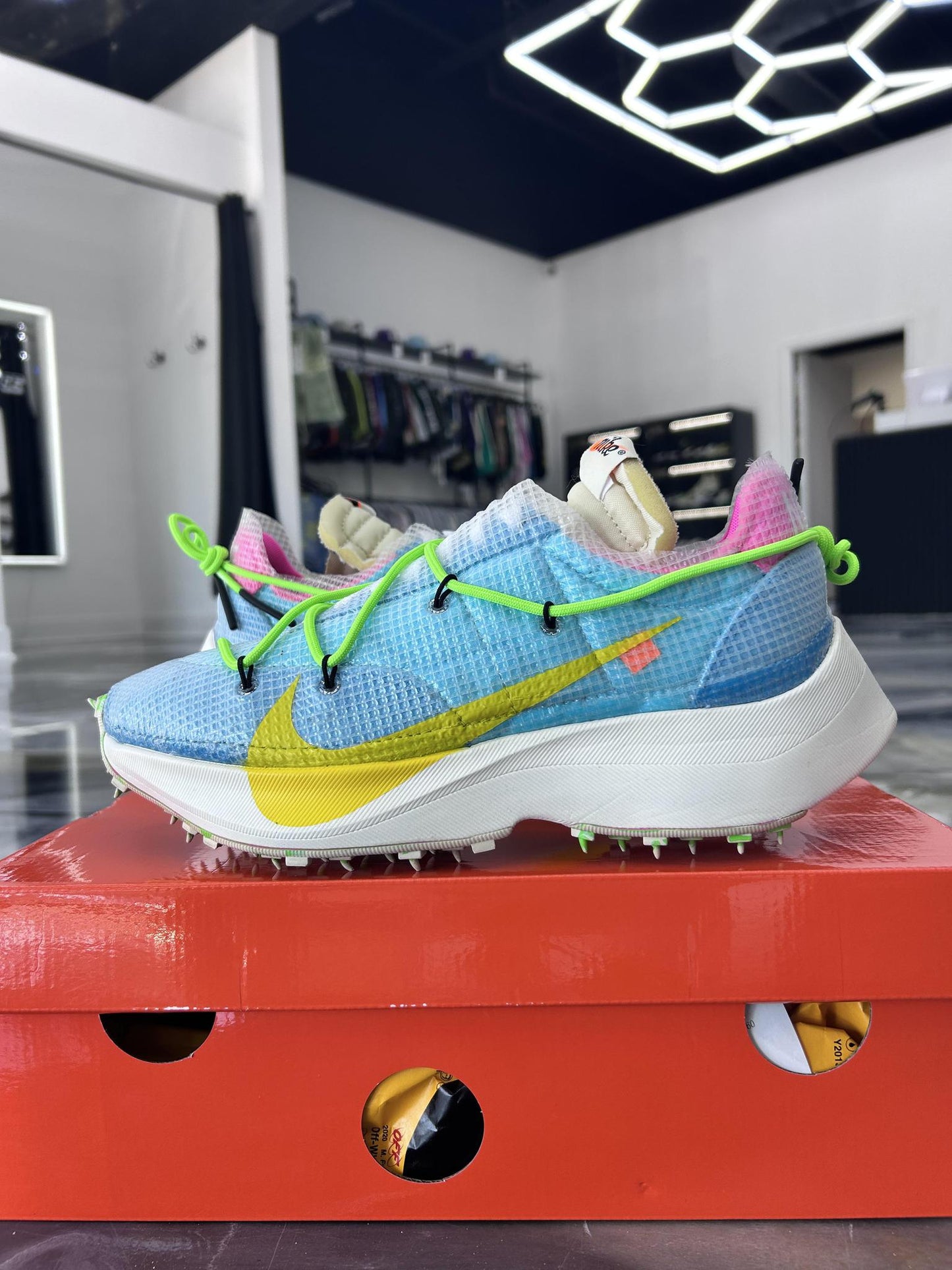 Nike Vapor Steet Off White "Polarized Blue" Used Size 9.5