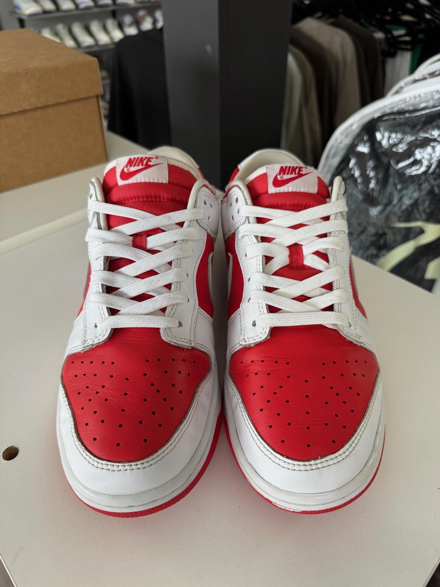 Nike Dunk Low "Championship Red" Used Size 10