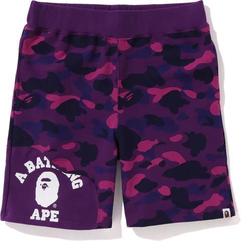 A Bathing Ape Sweat Short "Camo Purple"