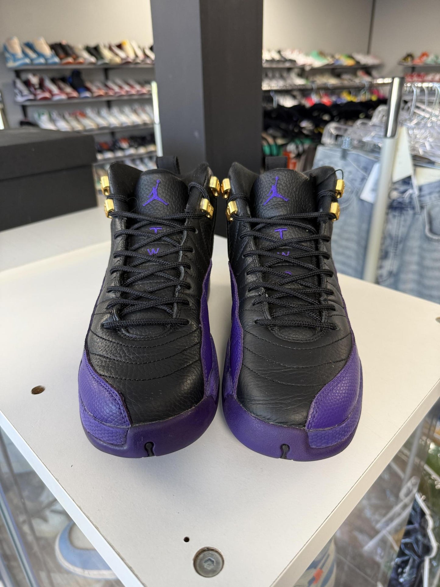 Jordan 12 "Field Purple" Used Size 7Y/8.5W