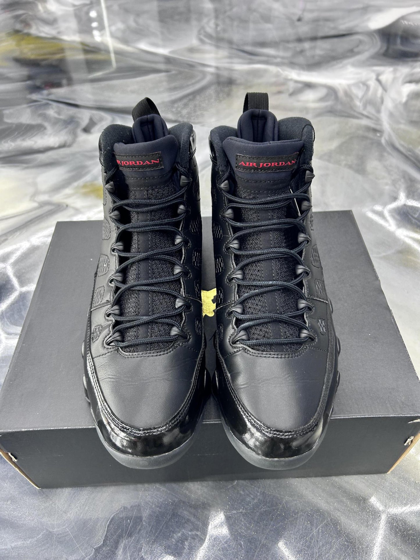 Jordan 9 Bred Patent Used Size 12
