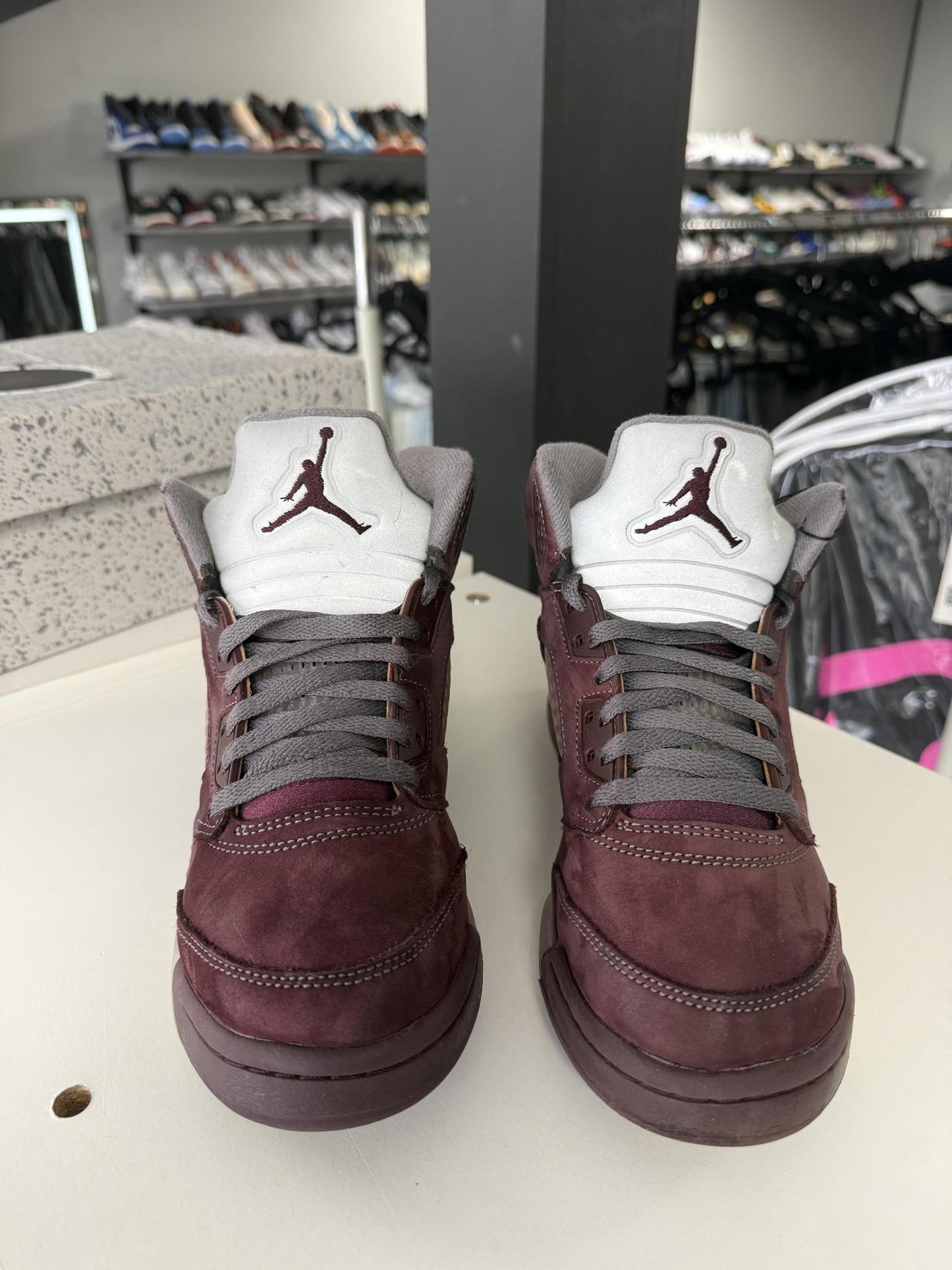 Jordan 5 "Burgundy" Used Size 5.5Y/7W