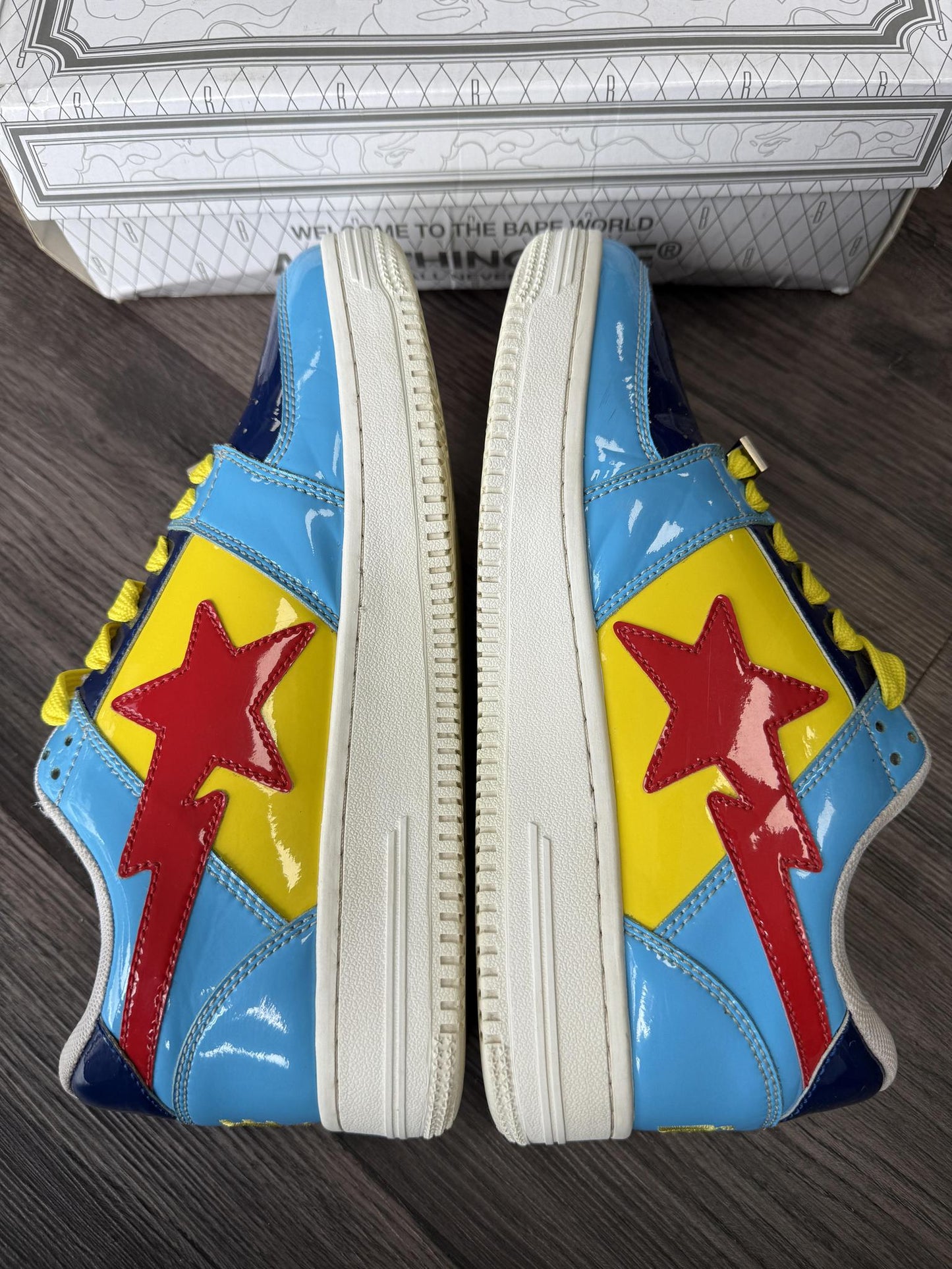 A Bathing Ape Bape Sta Color Block Used Size 8