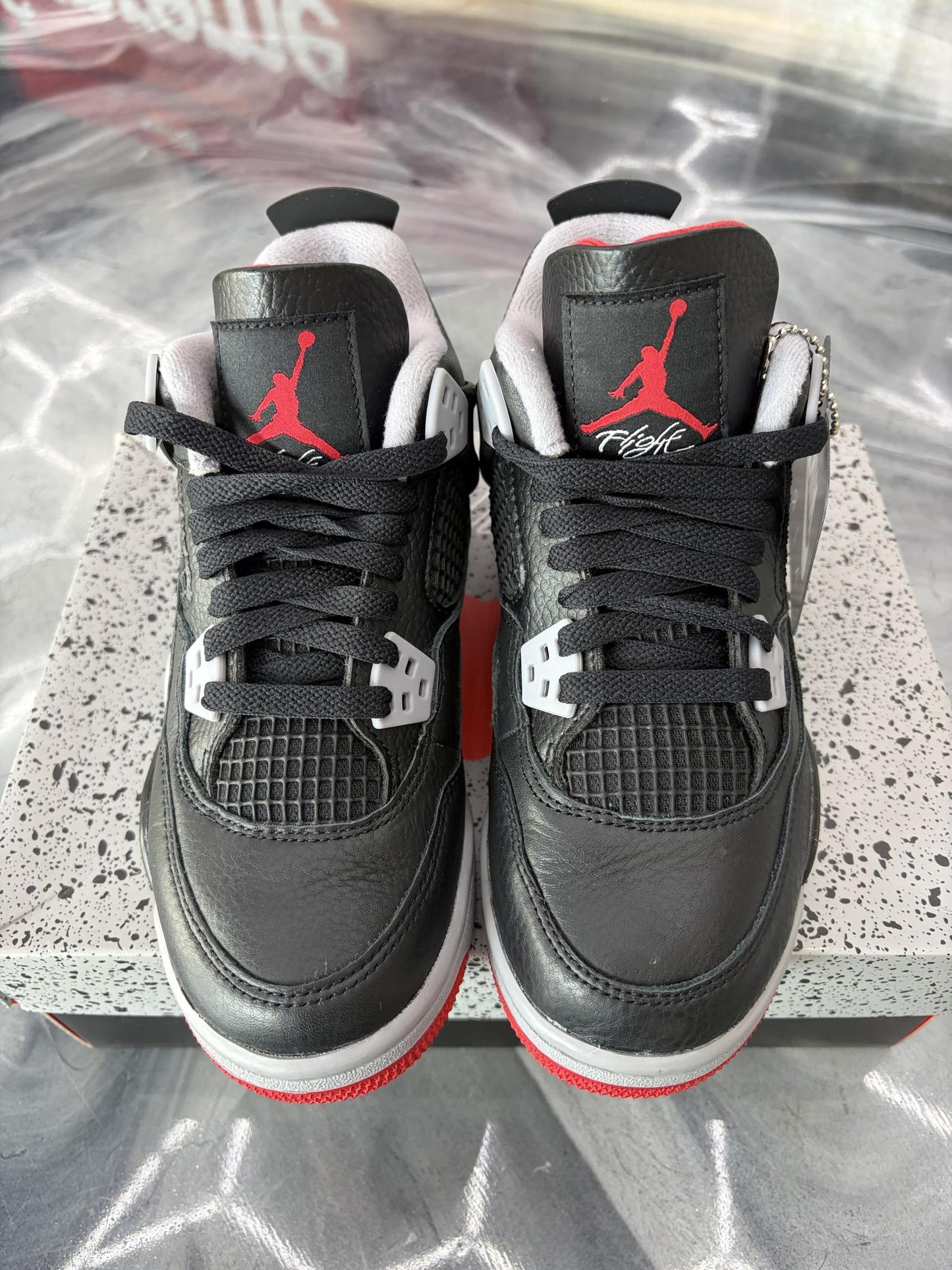 Jordan 4 "Bred Reimagined" Used Size 4Y/5.5W