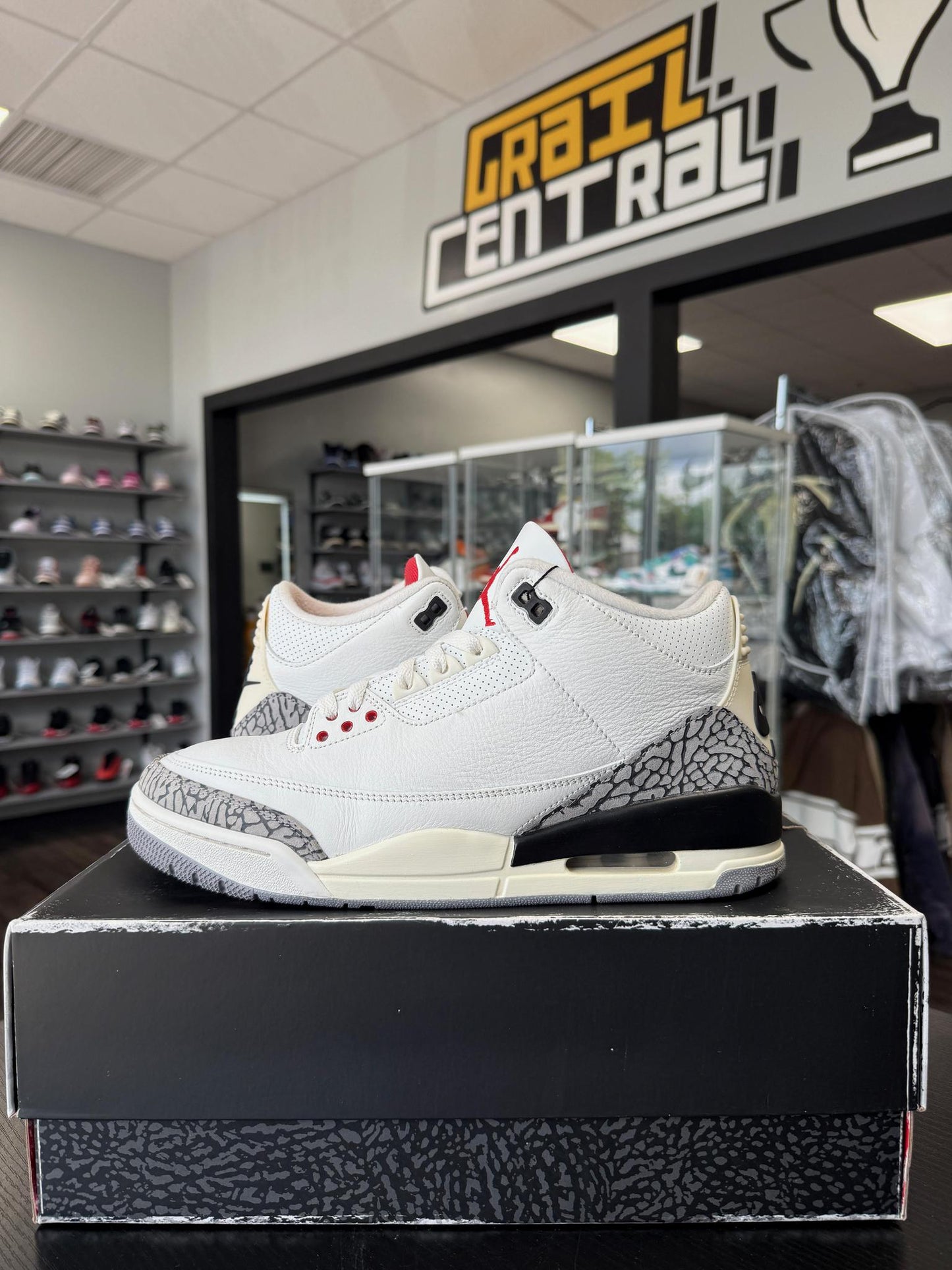 Jordan 3 "White Cement Reimagined" Used Size 10
