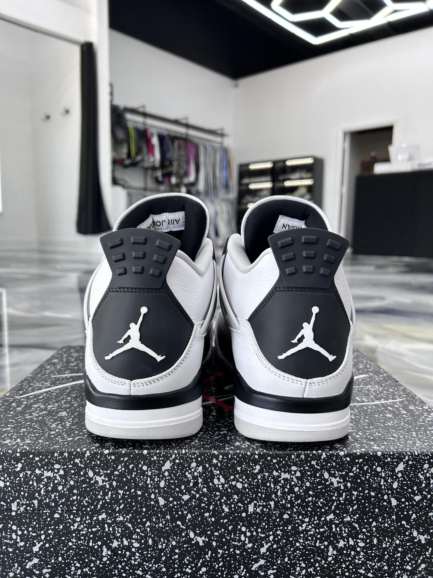 Jordan 4 "Military Black" Used Size 13