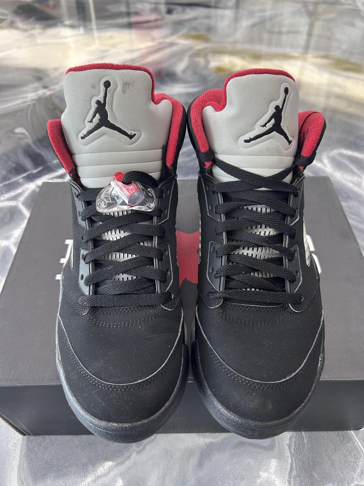 Jordan 5 Supreme "Black" Used Size 9