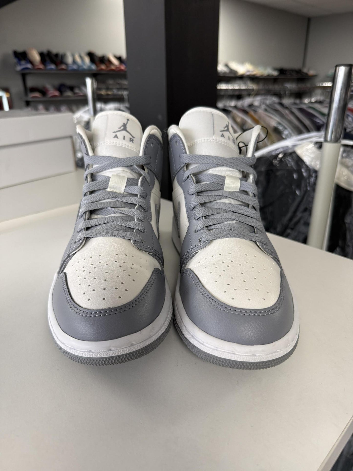 Jordan 1 Mid "Stealth Sail" Used Size 6.5Y/8W