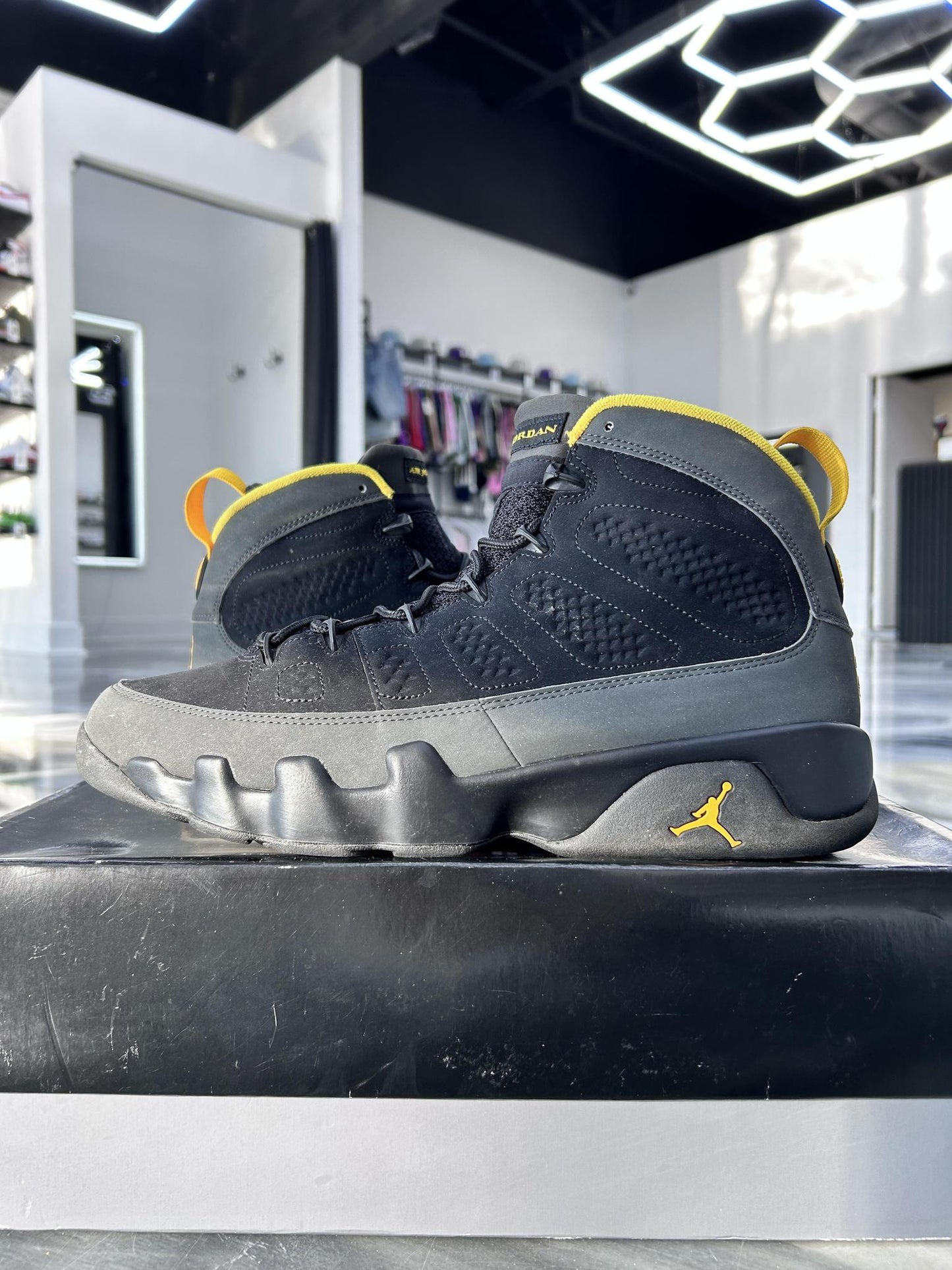 Jordan 9 "University Gold" Used Size 12