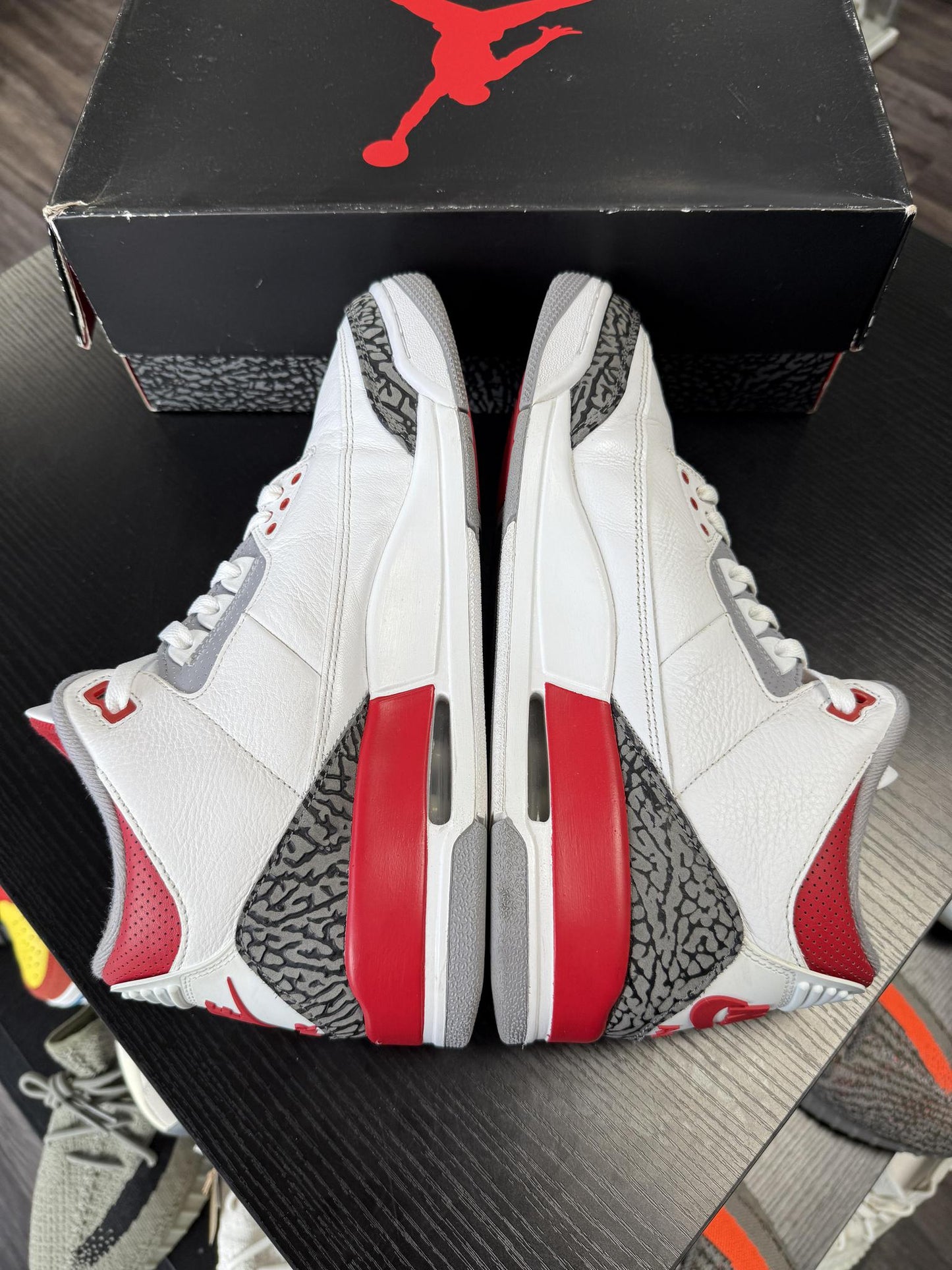 Jordan 3 "Fire Red" Used Size 11