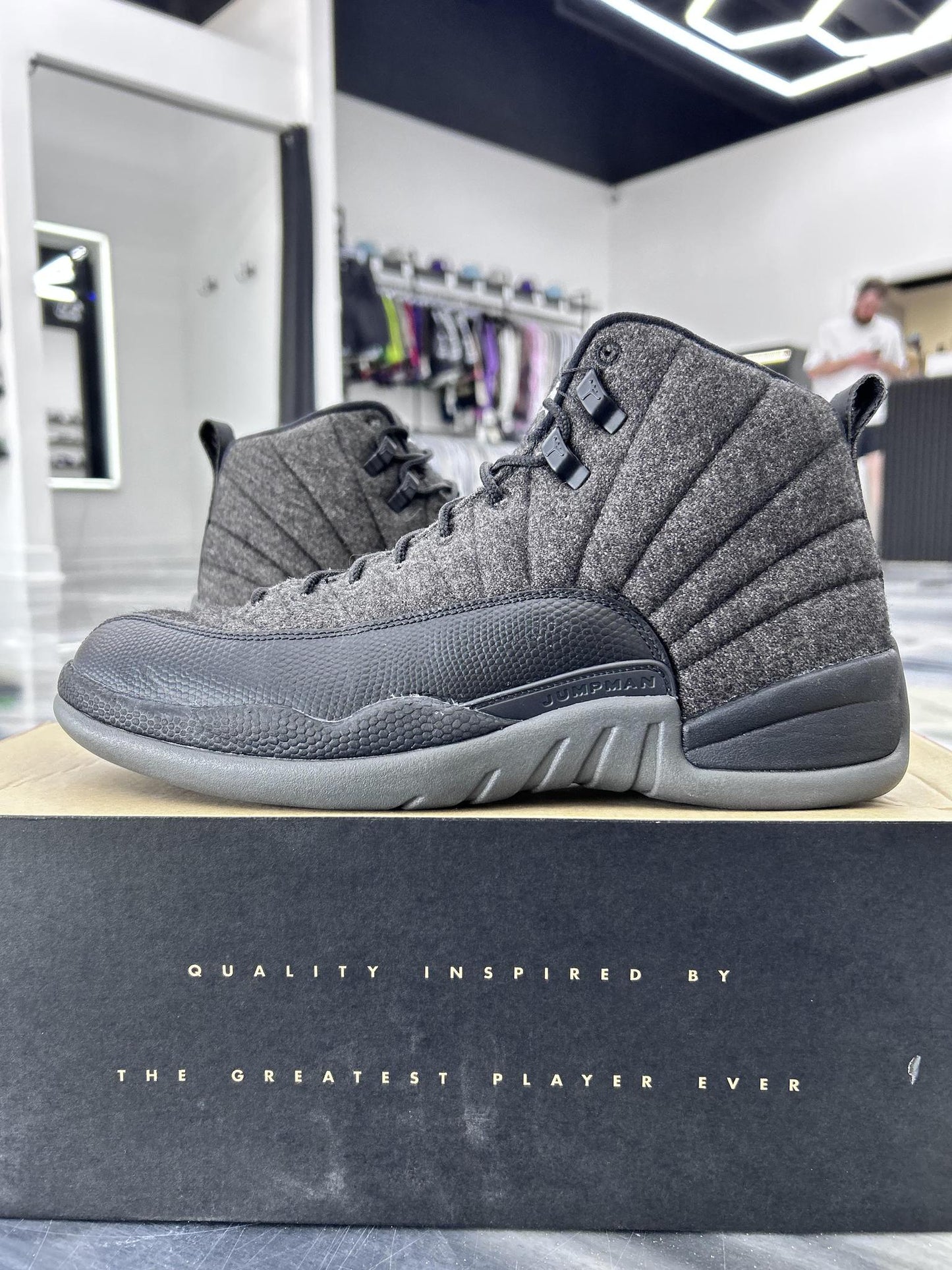 Jordan 12 "Wool" Used Size 11